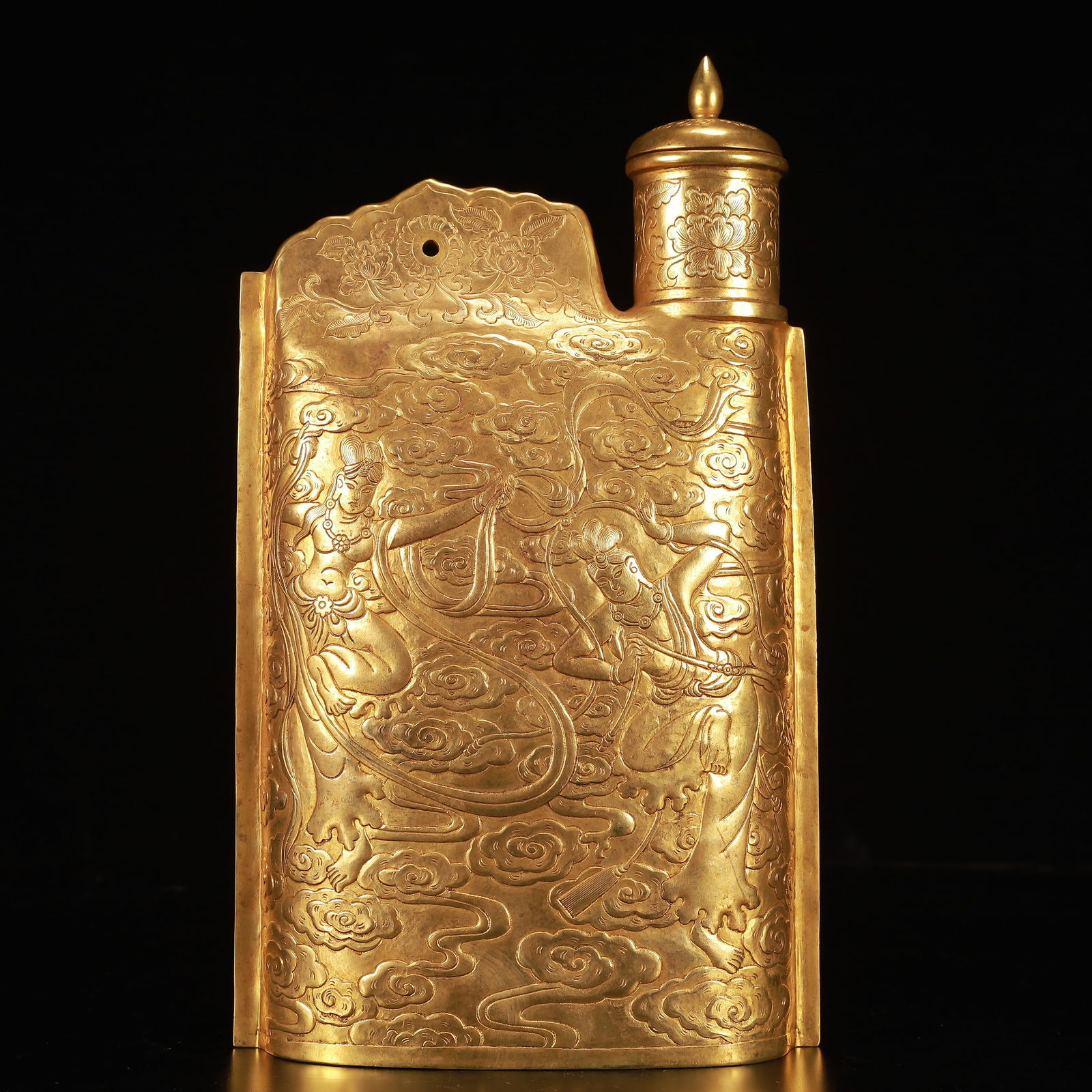 A Rare Gilt Bronze Figure Pattern Bottle (1 of 12)