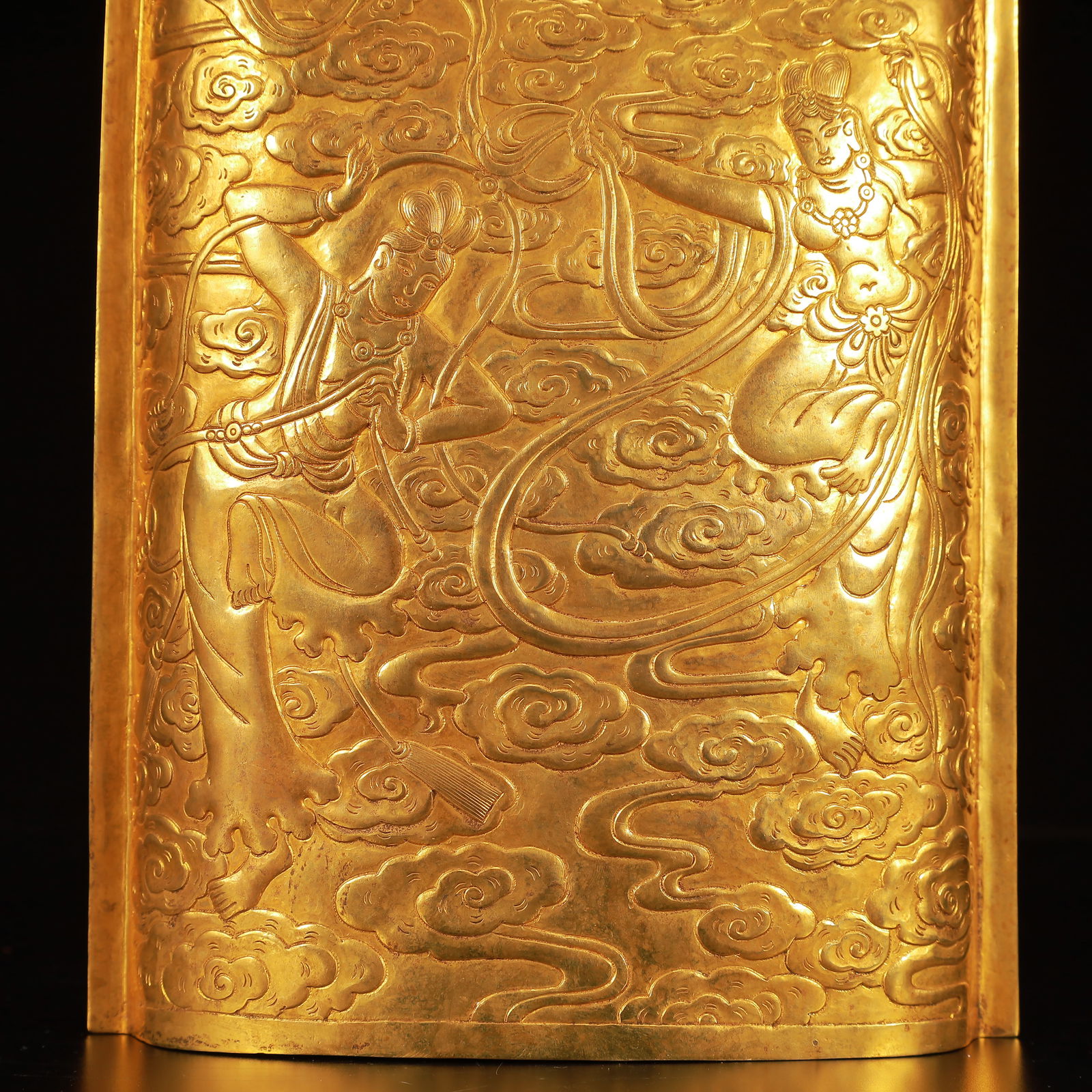 A Rare Gilt Bronze Figure Pattern Bottle - 3