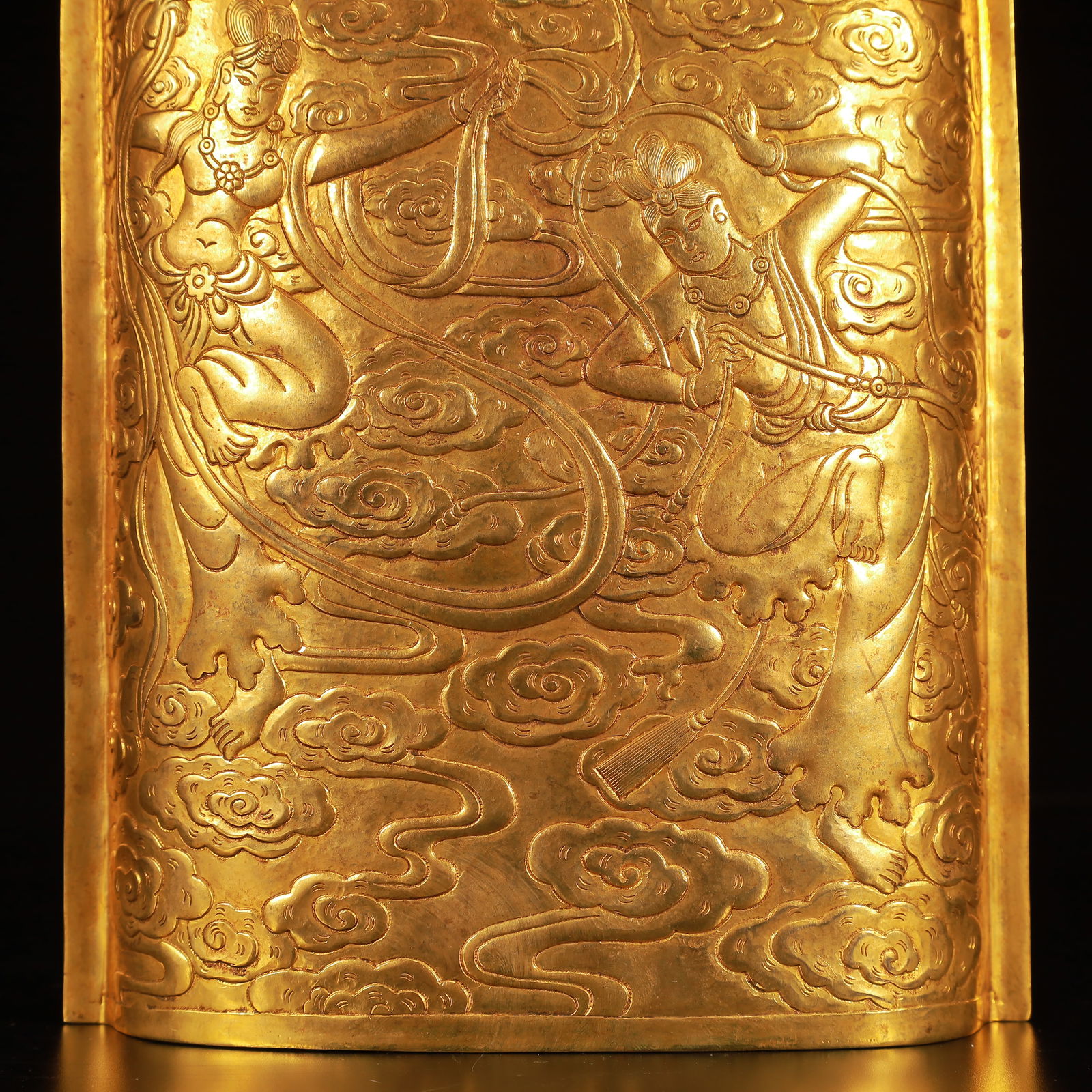 A Rare Gilt Bronze Figure Pattern Bottle - 8