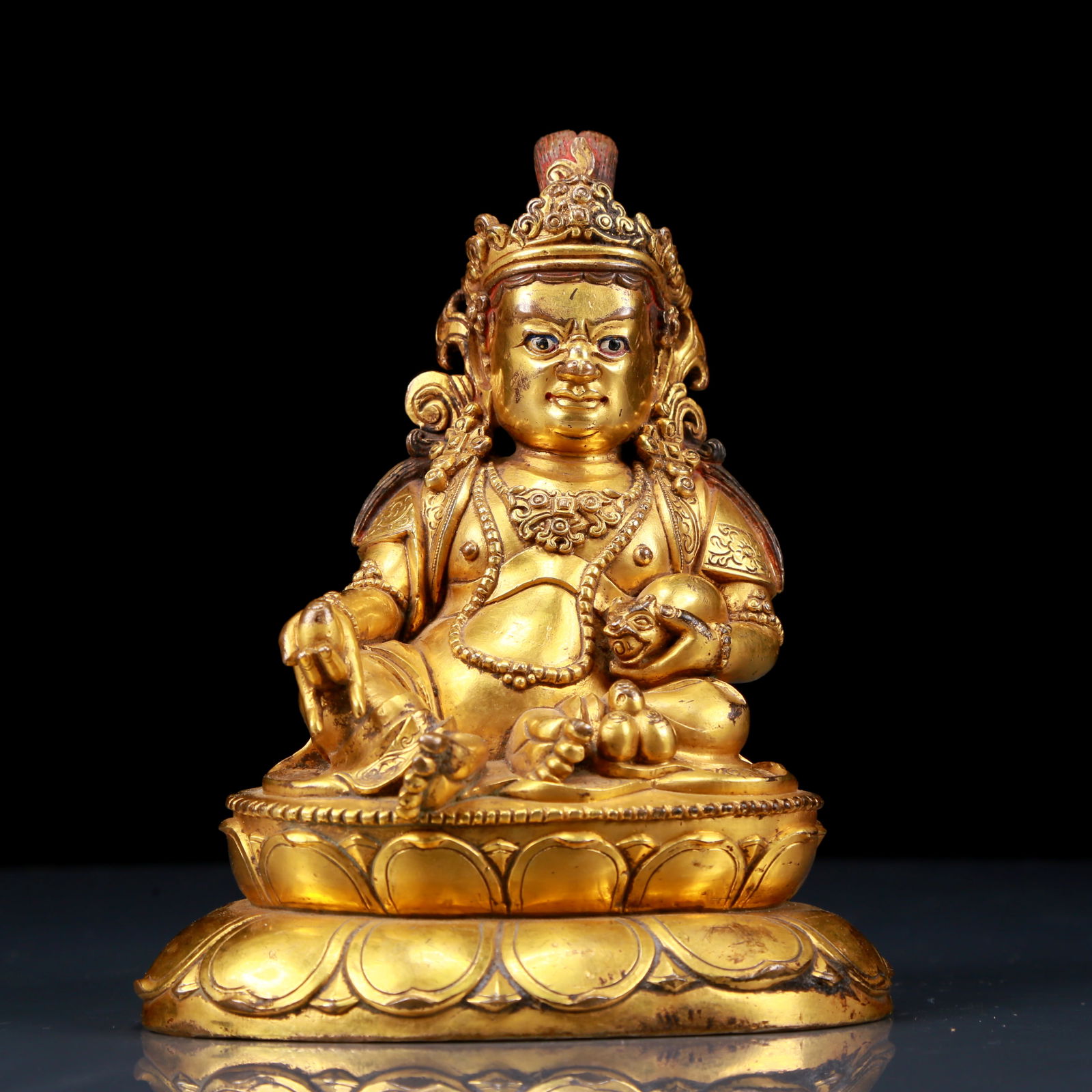 An Exquisite Gilt Bronze Statue of Mammon (1 of 5)