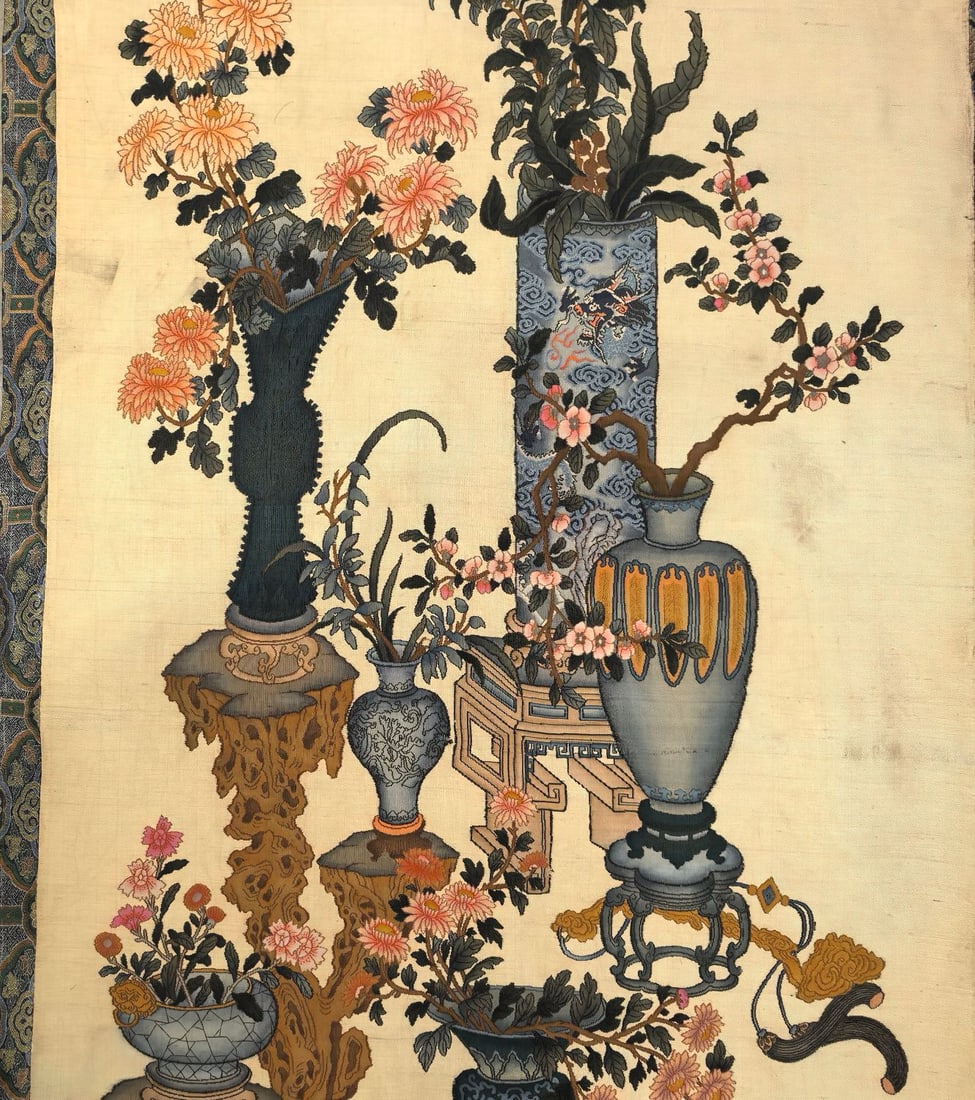 A Precious Flower Pattern Kesi - 2