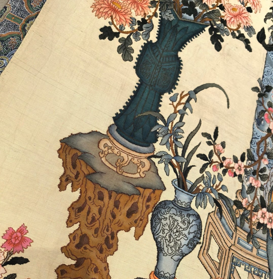 A Precious Flower Pattern Kesi - 3