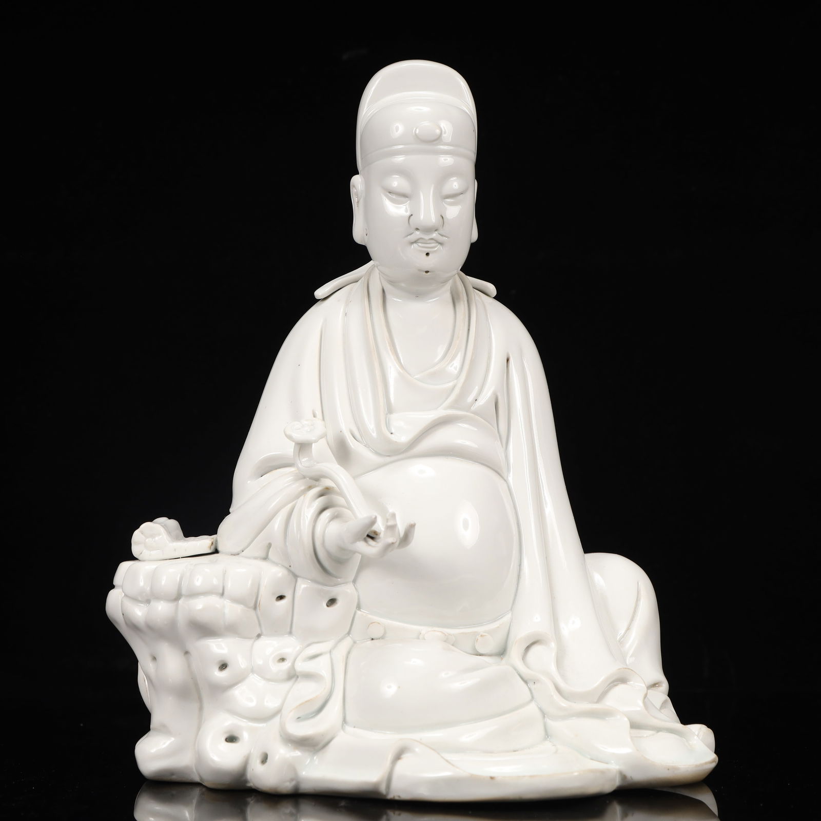 An Exquisite Blance-De-Chine Statue of Figure (1 of 10)