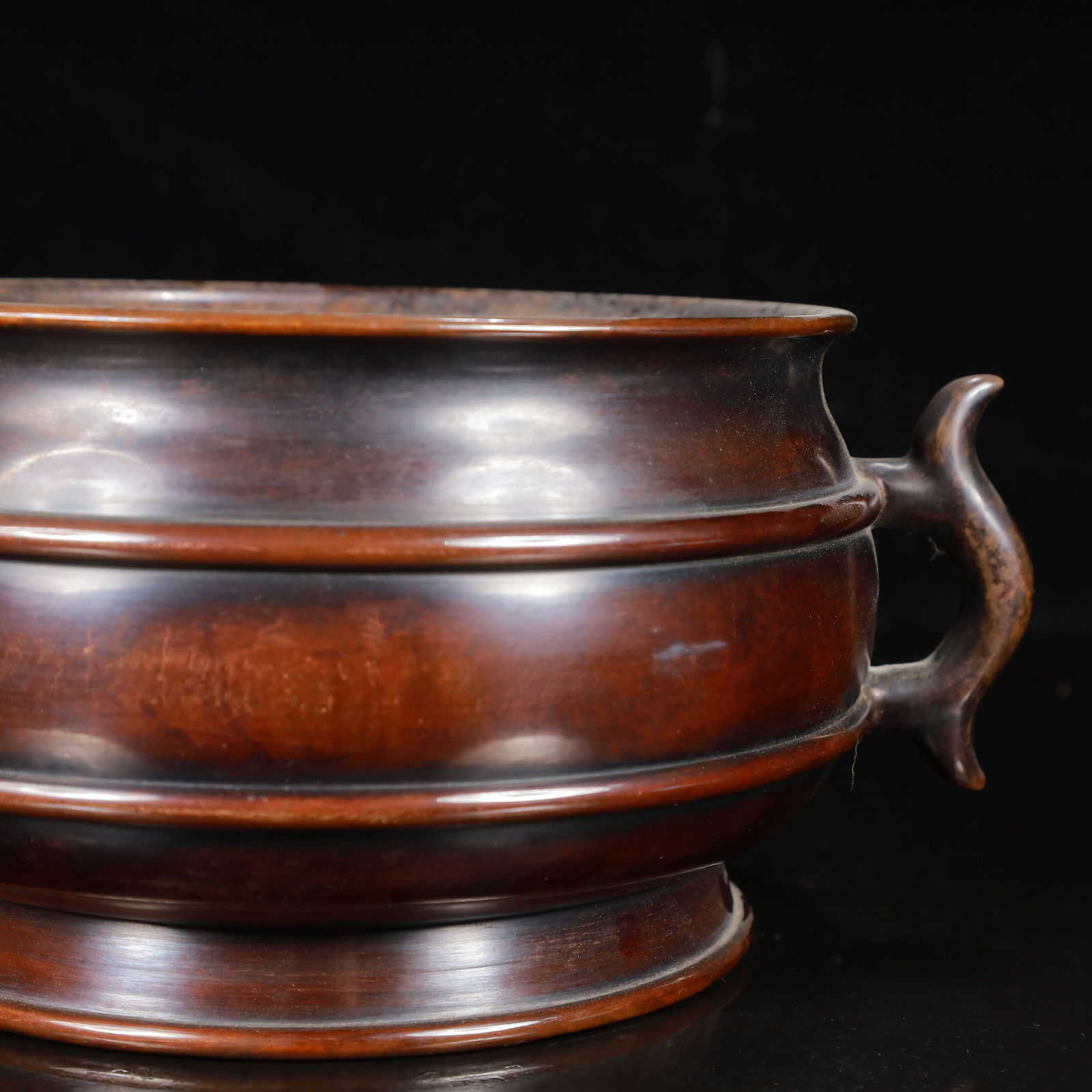 A Rare Bronze Double-Ears Censer - 3