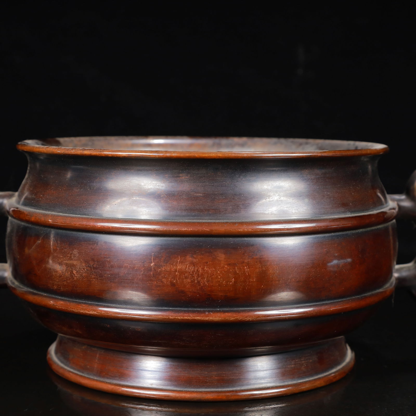 A Rare Bronze Double-Ears Censer - 4