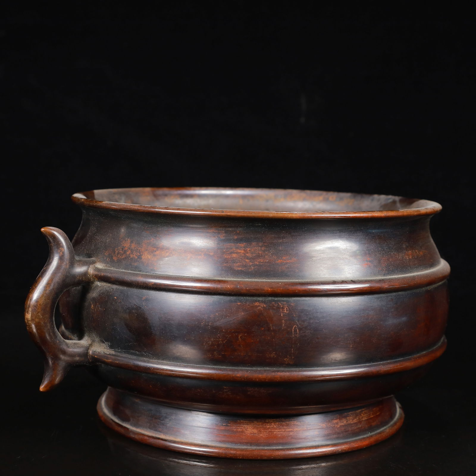 A Rare Bronze Double-Ears Censer - 6