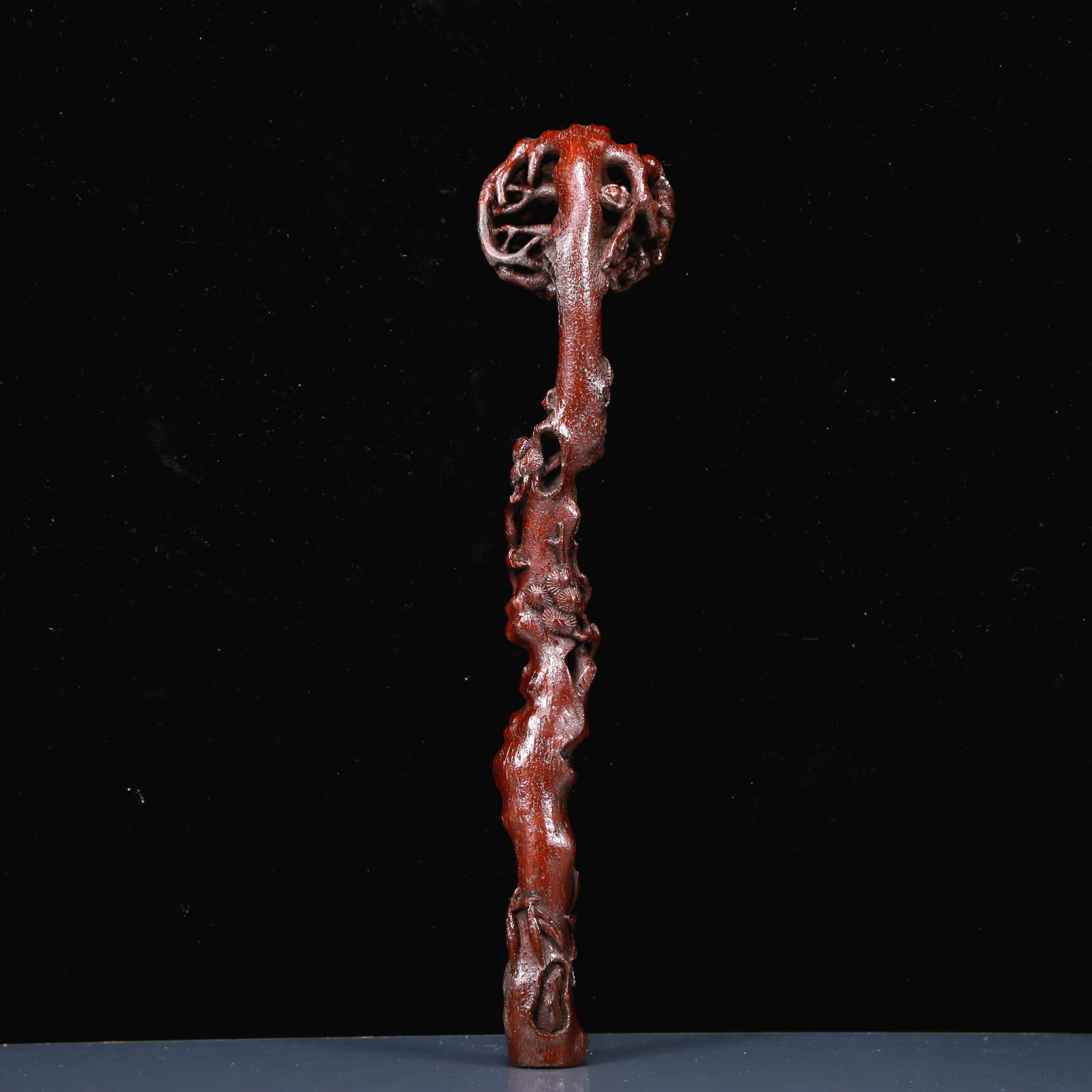 An Exquisite Bamboo Flower Pattern Ruyi - 5