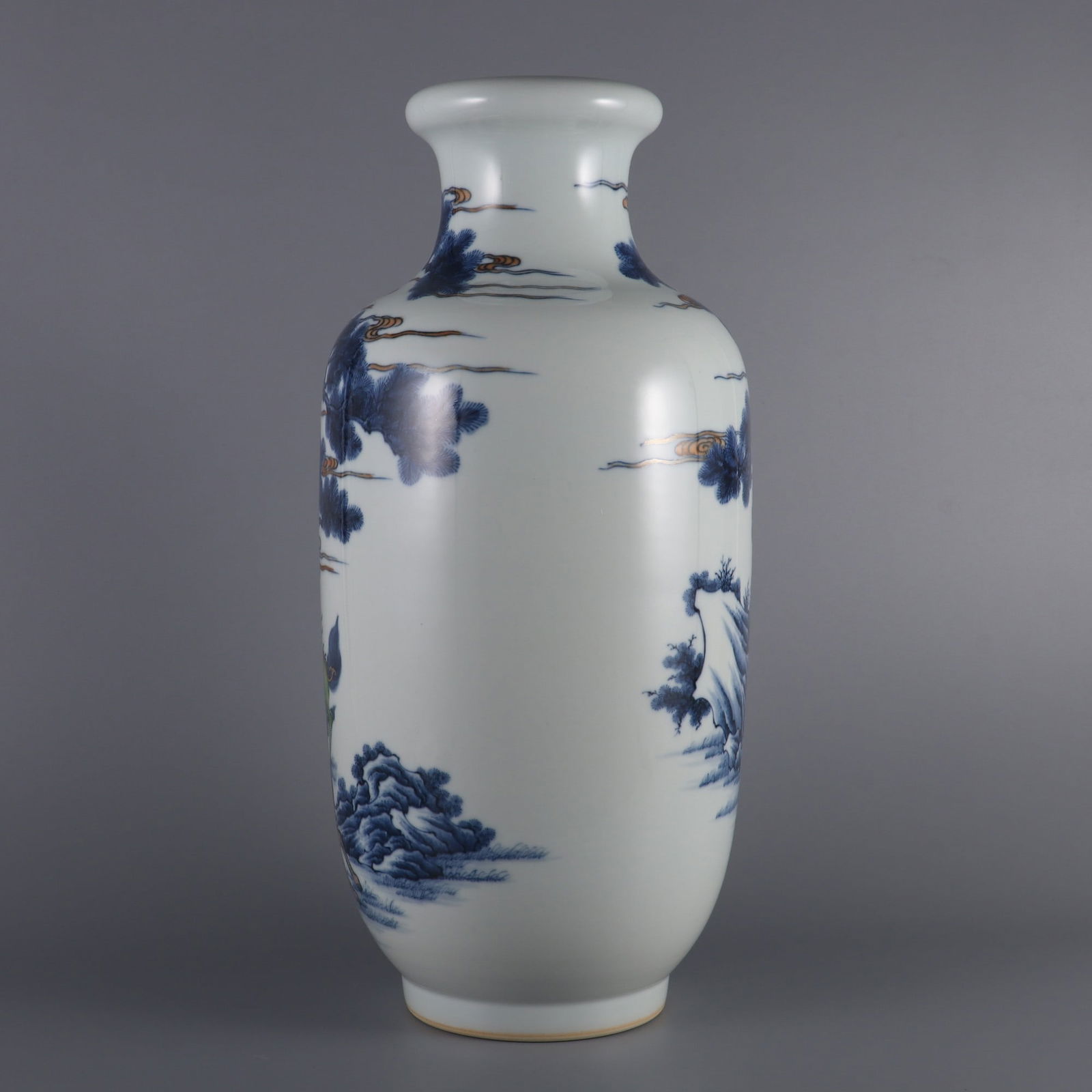 An Exquisite Doucai Kylin Pattern Vase - 3