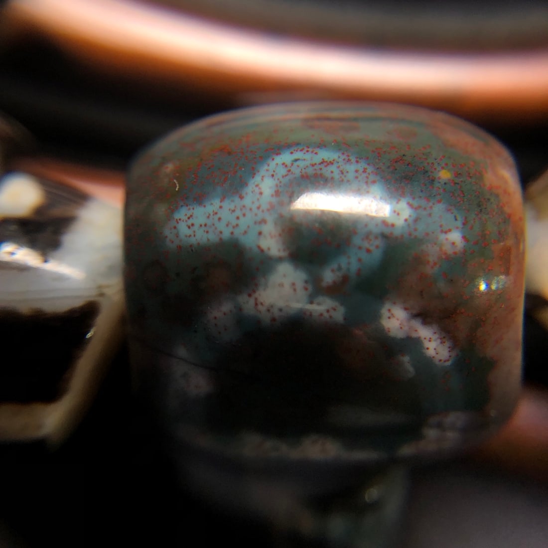 A Precious Dzi Bead Necklace - 4