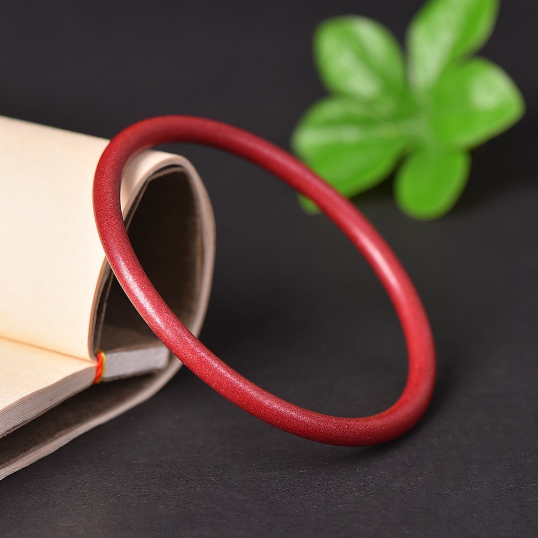 An Exquisite Cinnabar Bracelets - 3