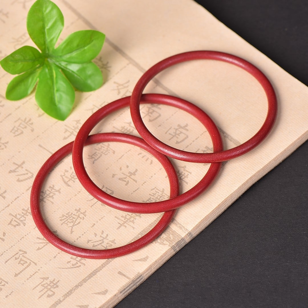 An Exquisite Cinnabar Bracelets - 4