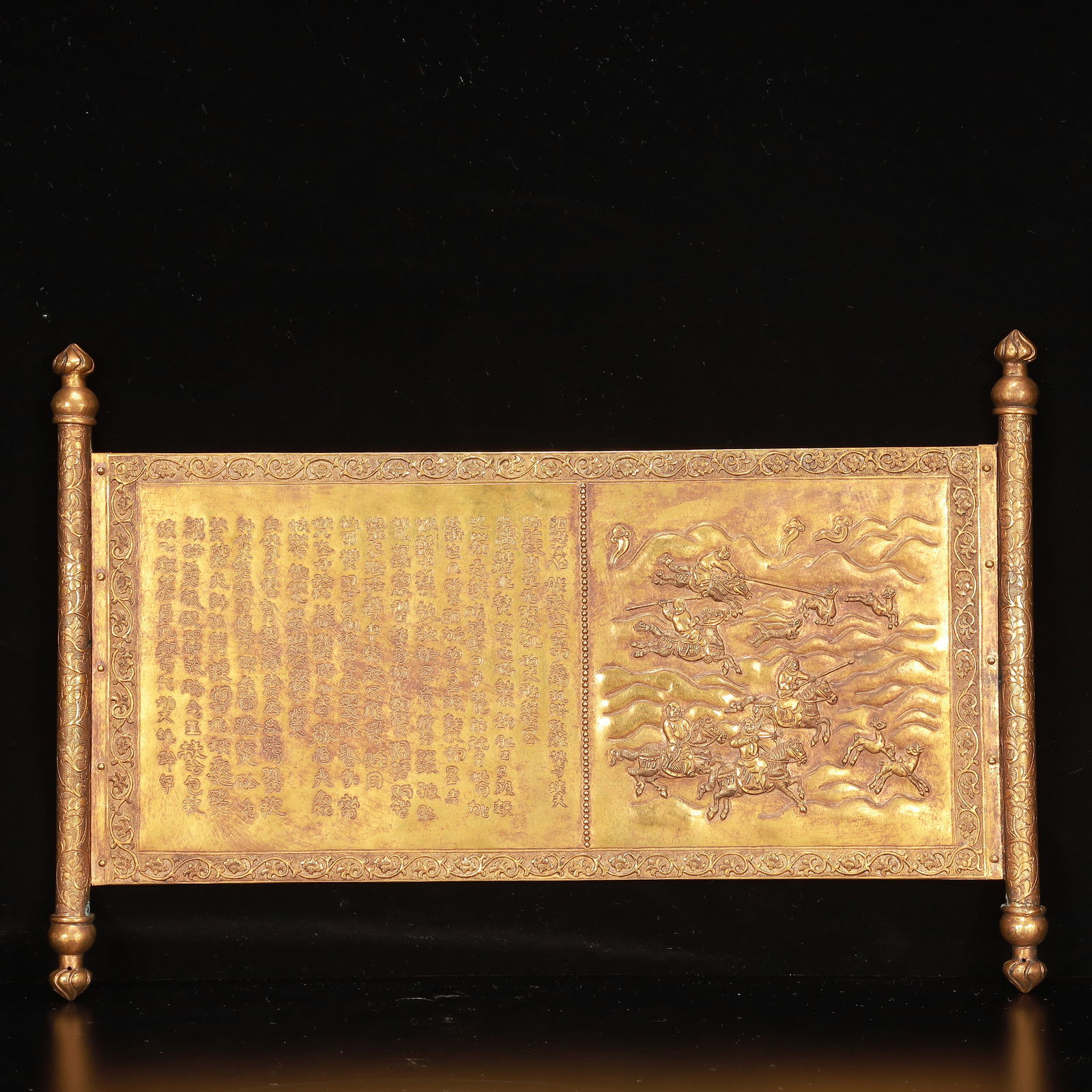 A Rare Gilt Bronze Imperial edict Ornament (1 of 7)