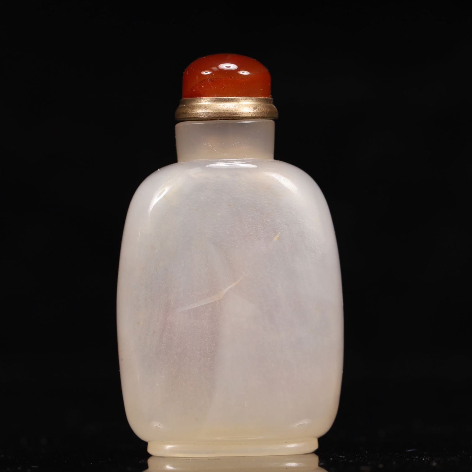 An Exquisite Agate Auspicious Beast Pattern Snuff Bottle - 5