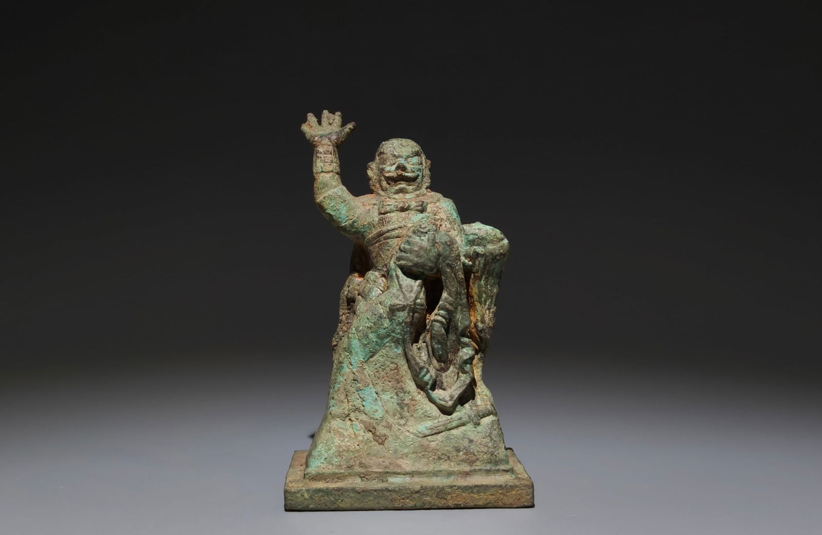 An Archaic Bronze Figure Ornament (1 of 9)