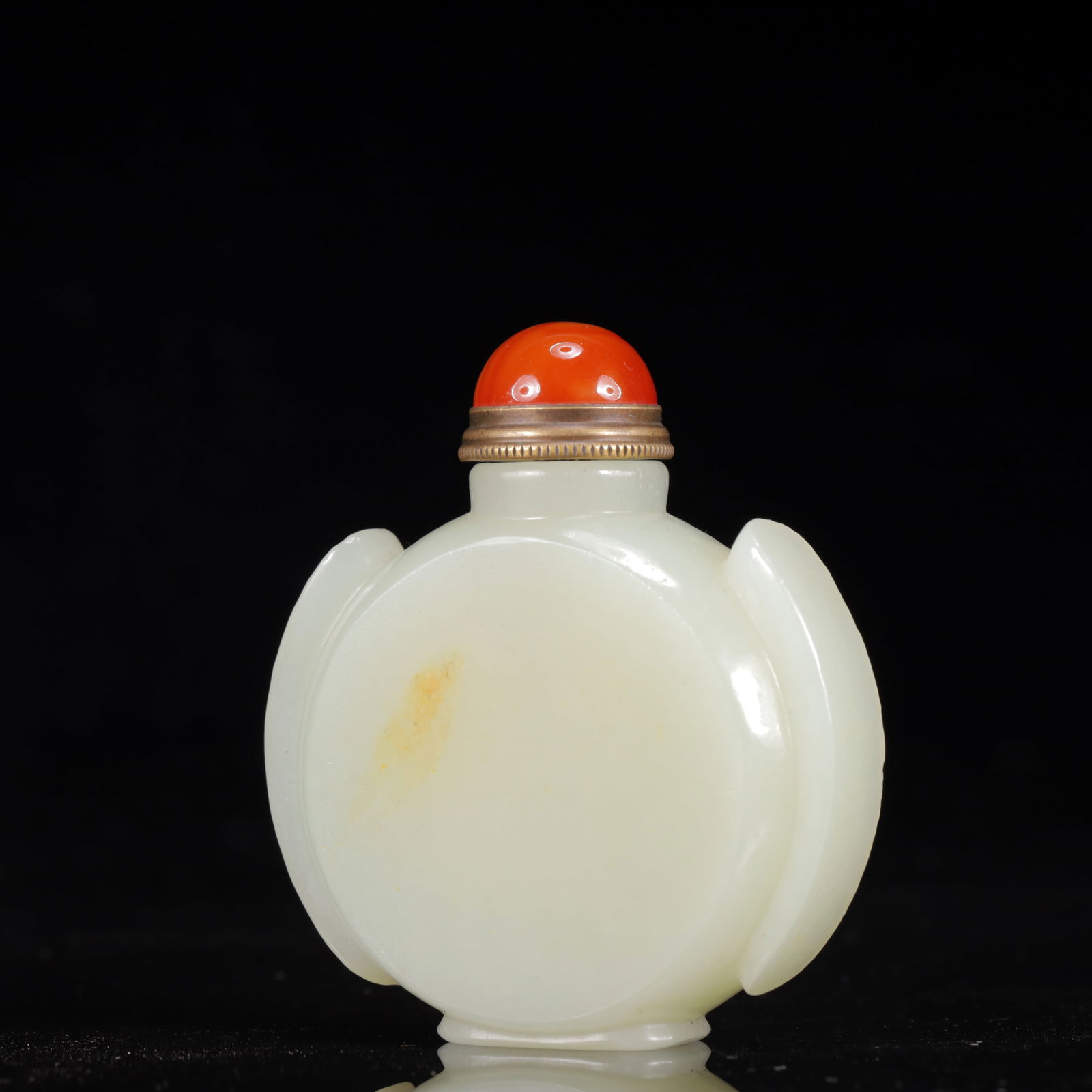 An Exquisite White Jade Snuff Bottle - 2