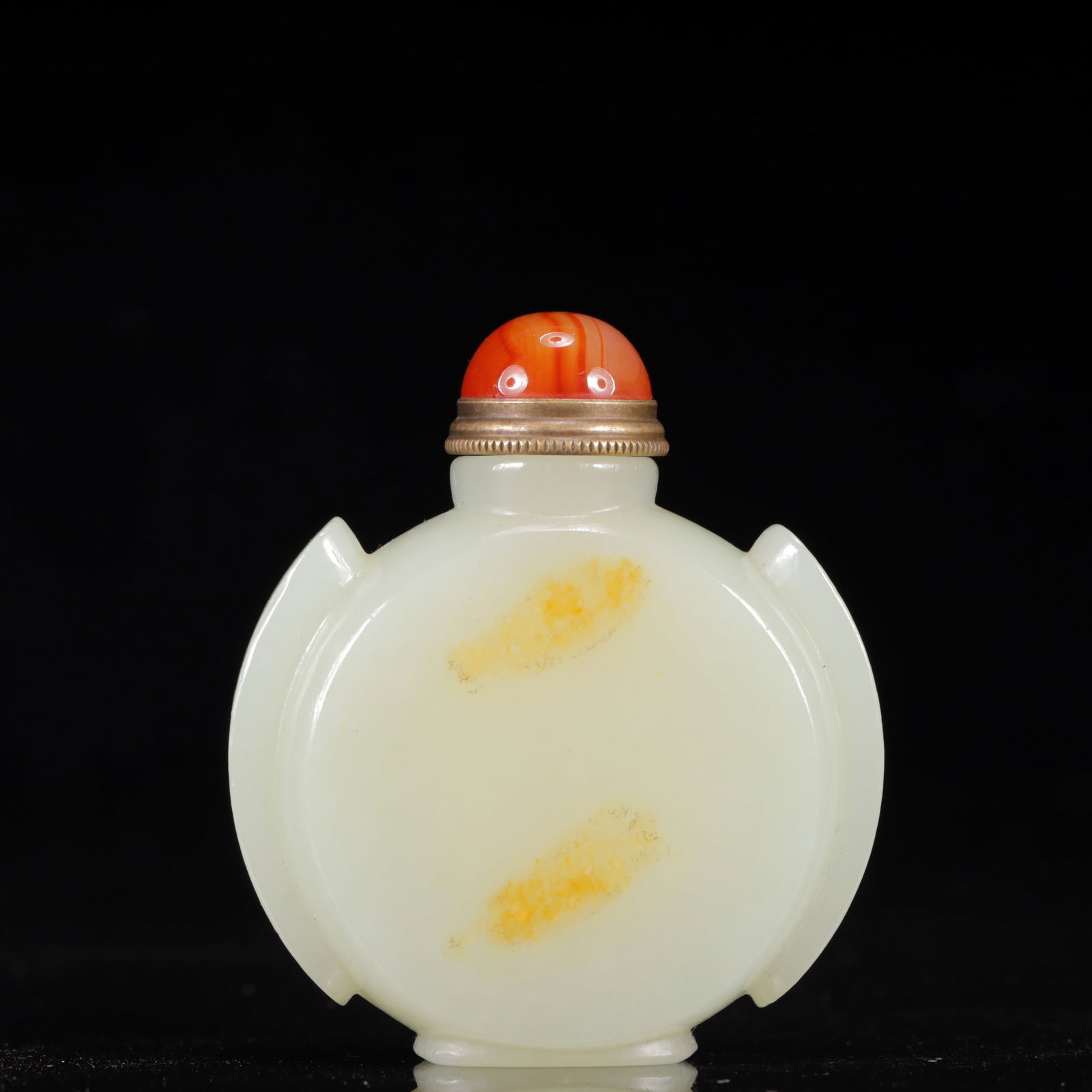 An Exquisite White Jade Snuff Bottle - 4