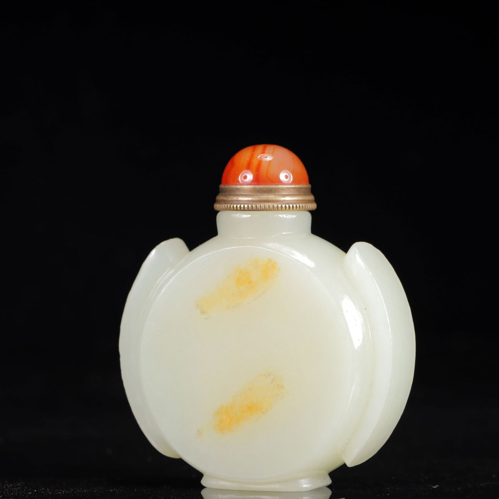 An Exquisite White Jade Snuff Bottle - 5