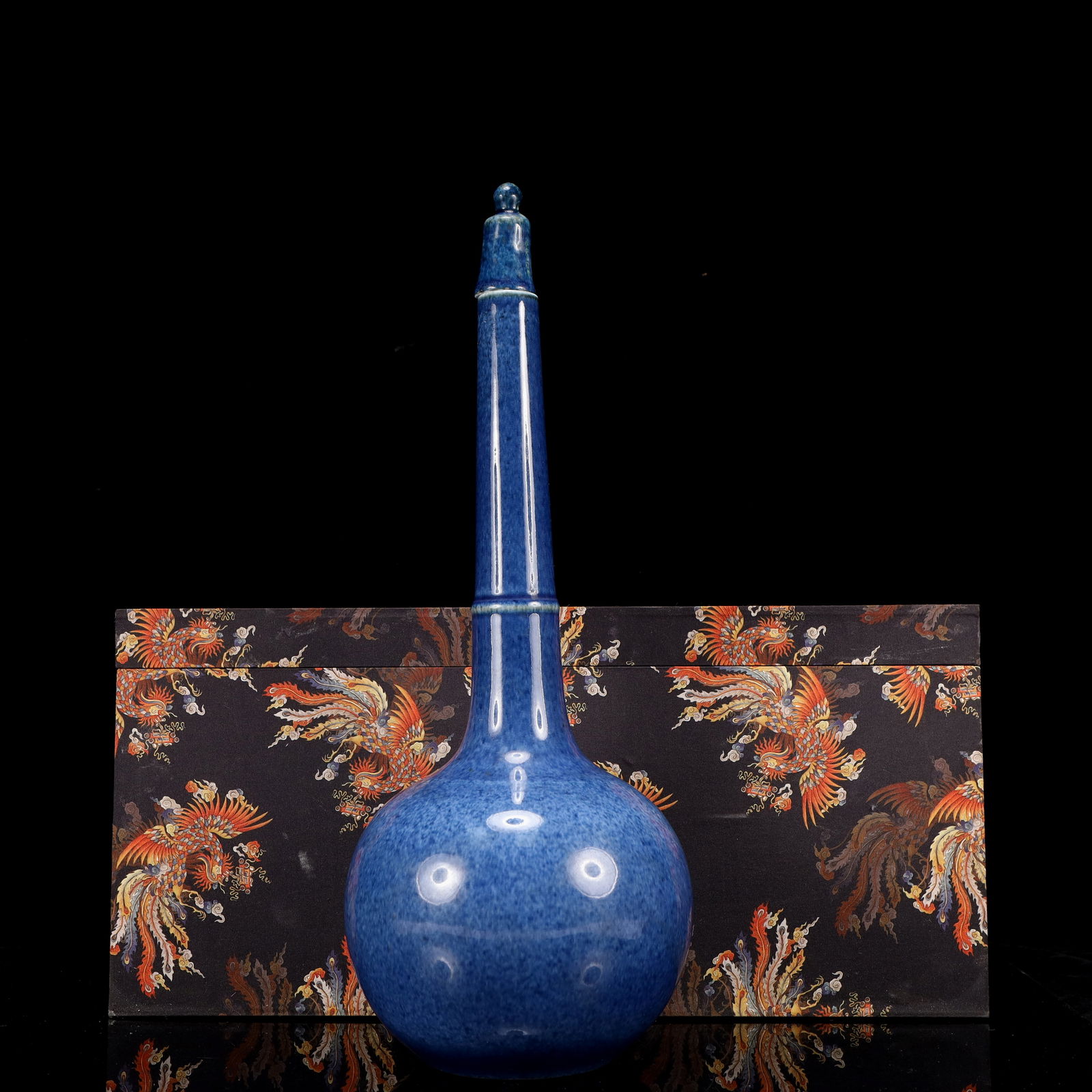 A Huge Blue Glazed Bottle - 15