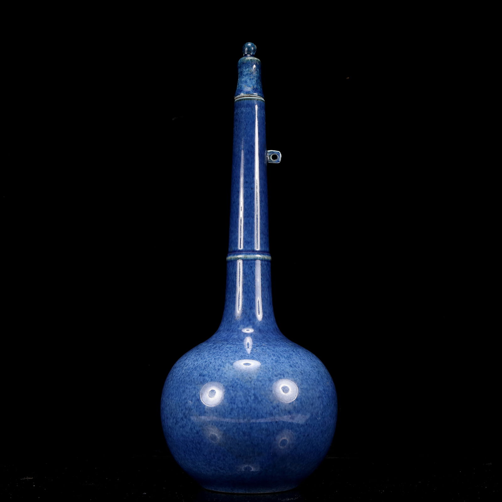 A Huge Blue Glazed Bottle (1 of 17)