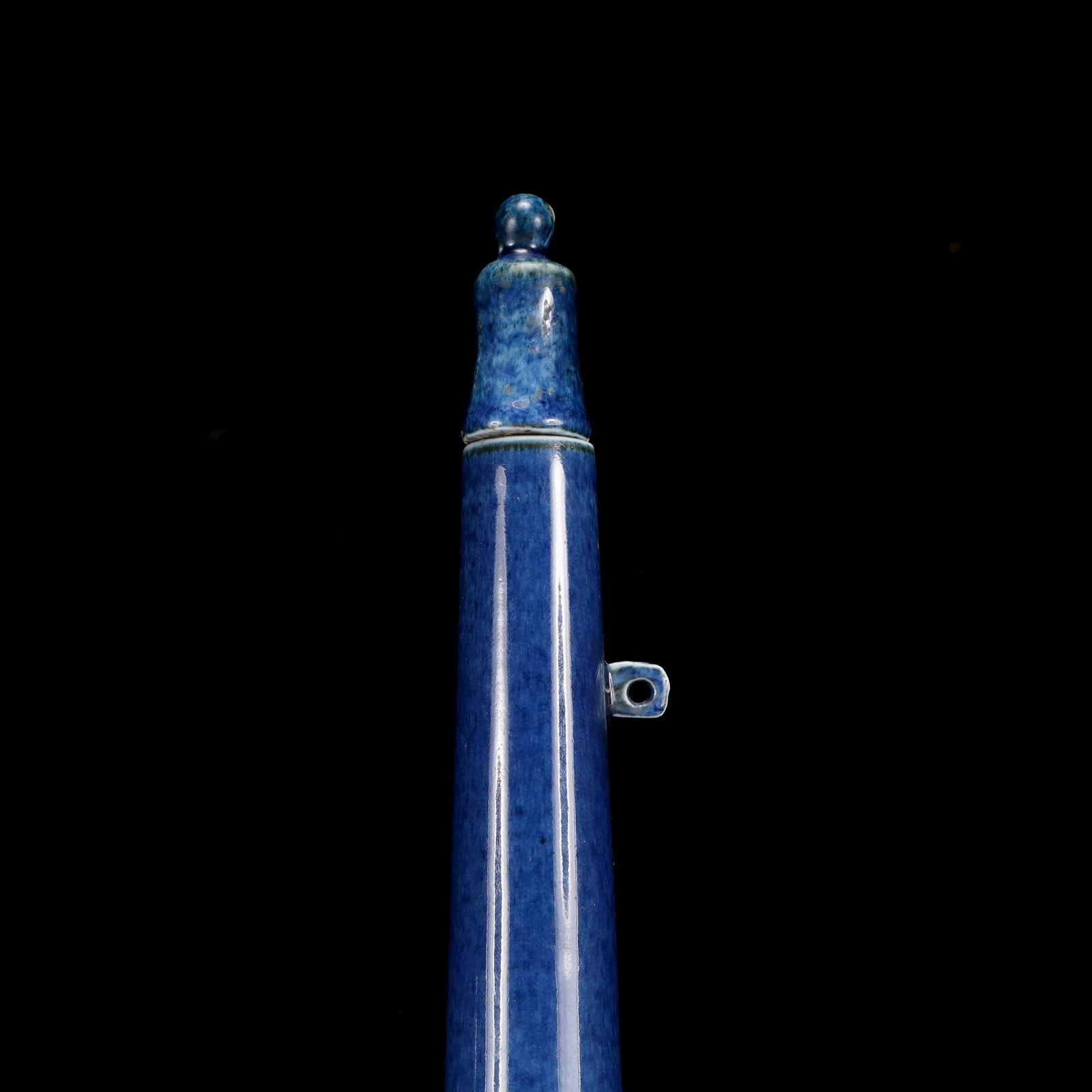 A Huge Blue Glazed Bottle - 2