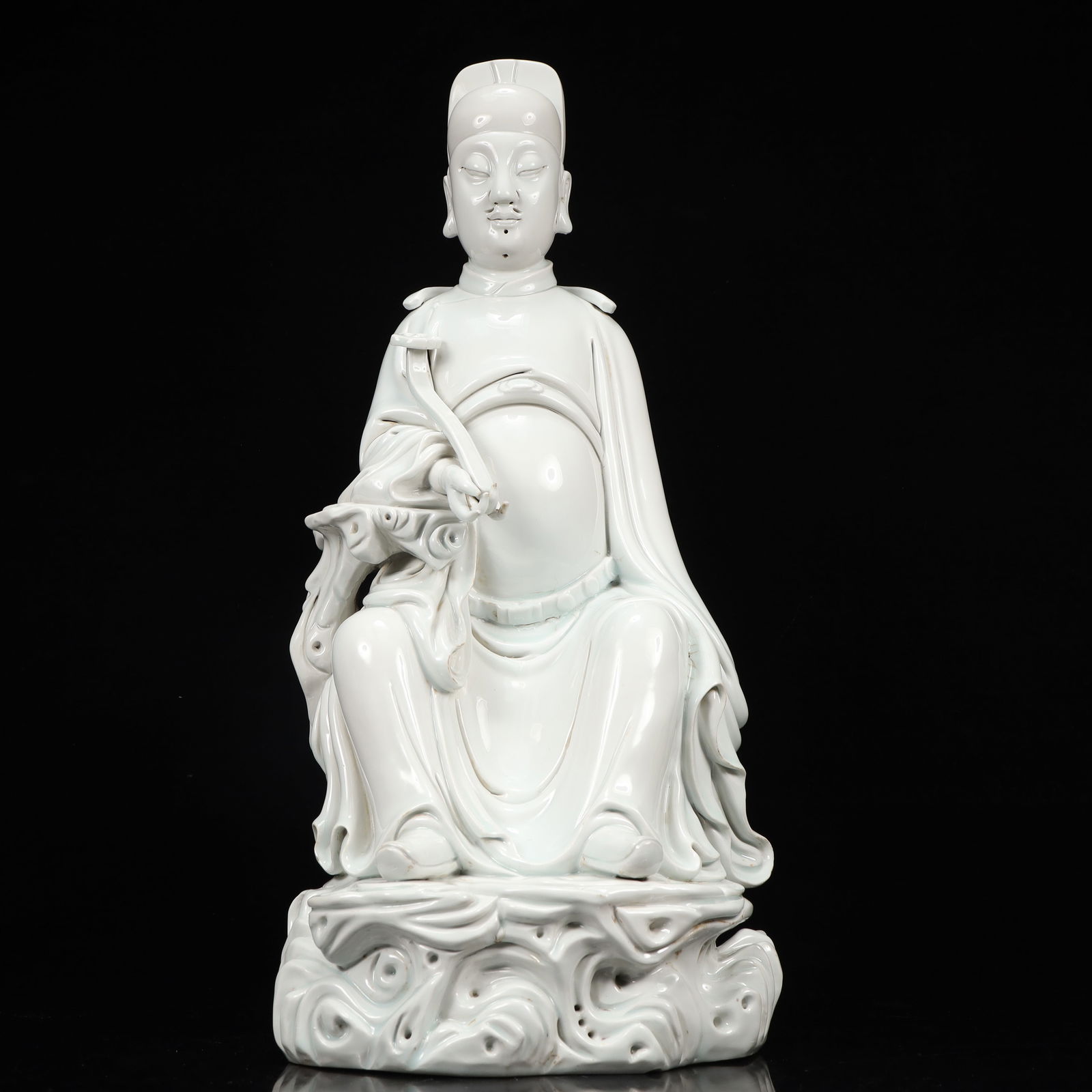 An Exquisite Blance-De-Chine Statue of Figure (1 of 11)