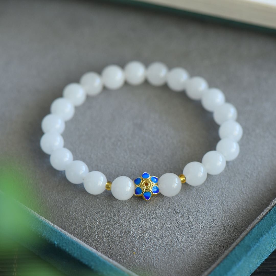 An Exquisite Jasper Enamel Bracelets - 3