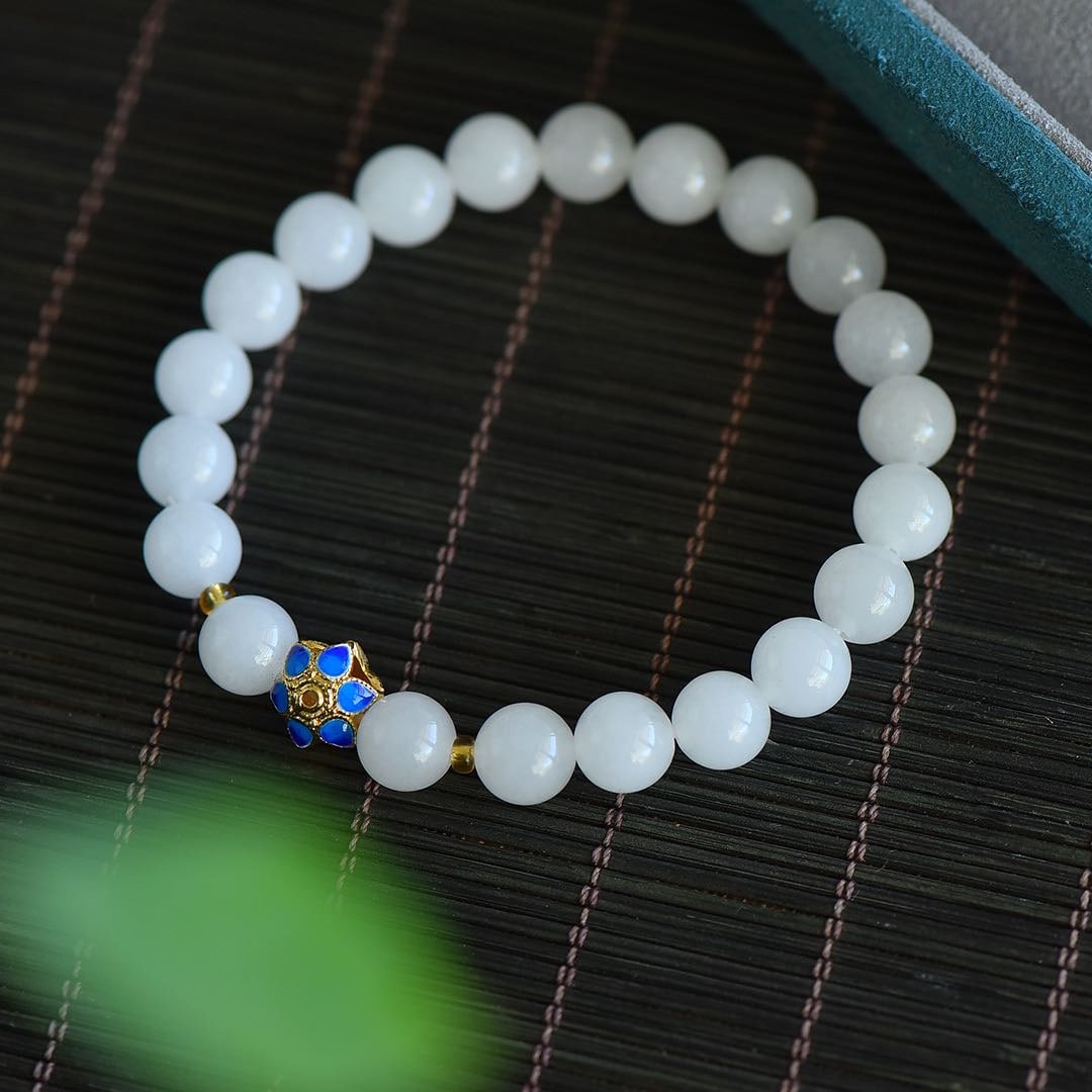 An Exquisite Jasper Enamel Bracelets - 4