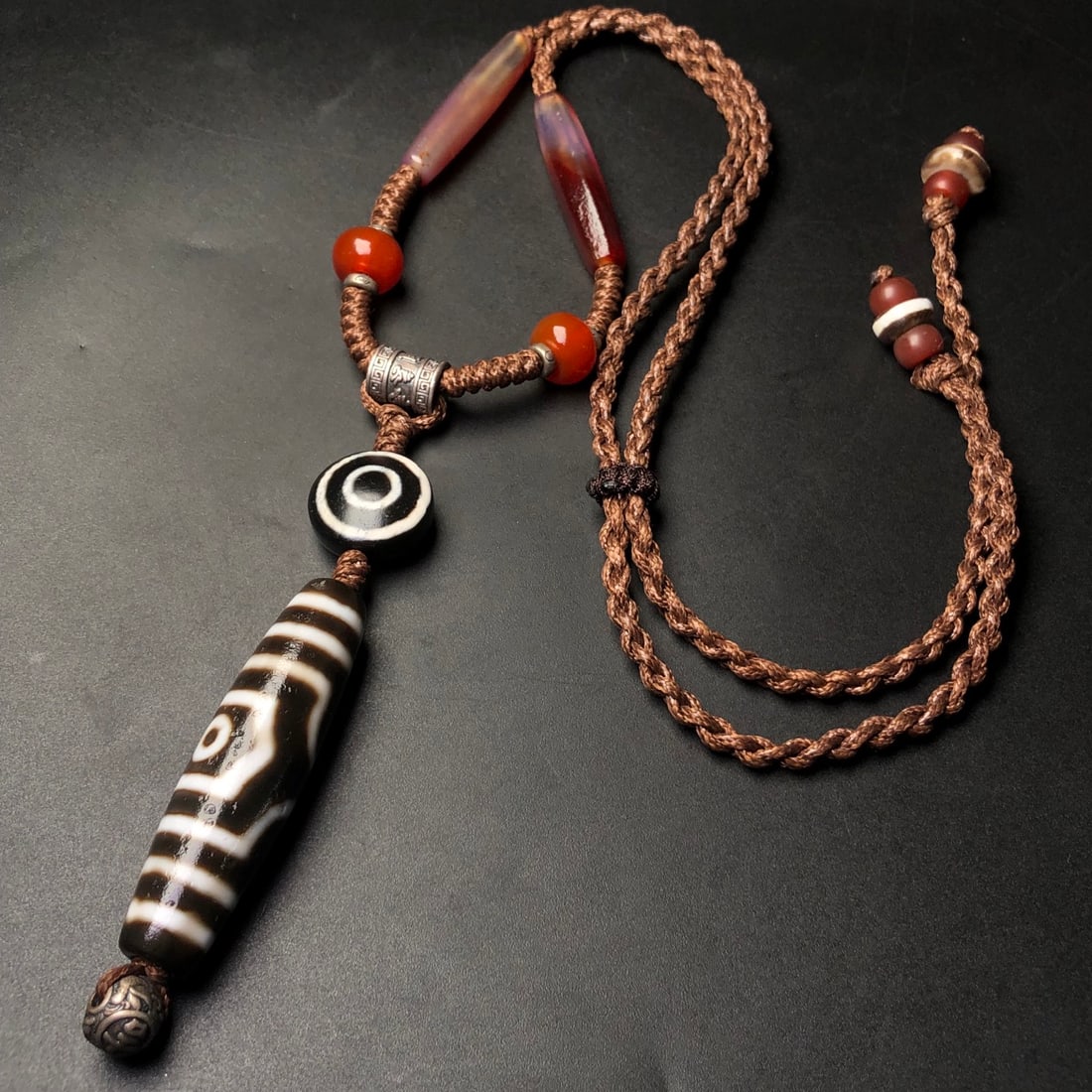 An Exquisite Dzi Bead Necklace - 3