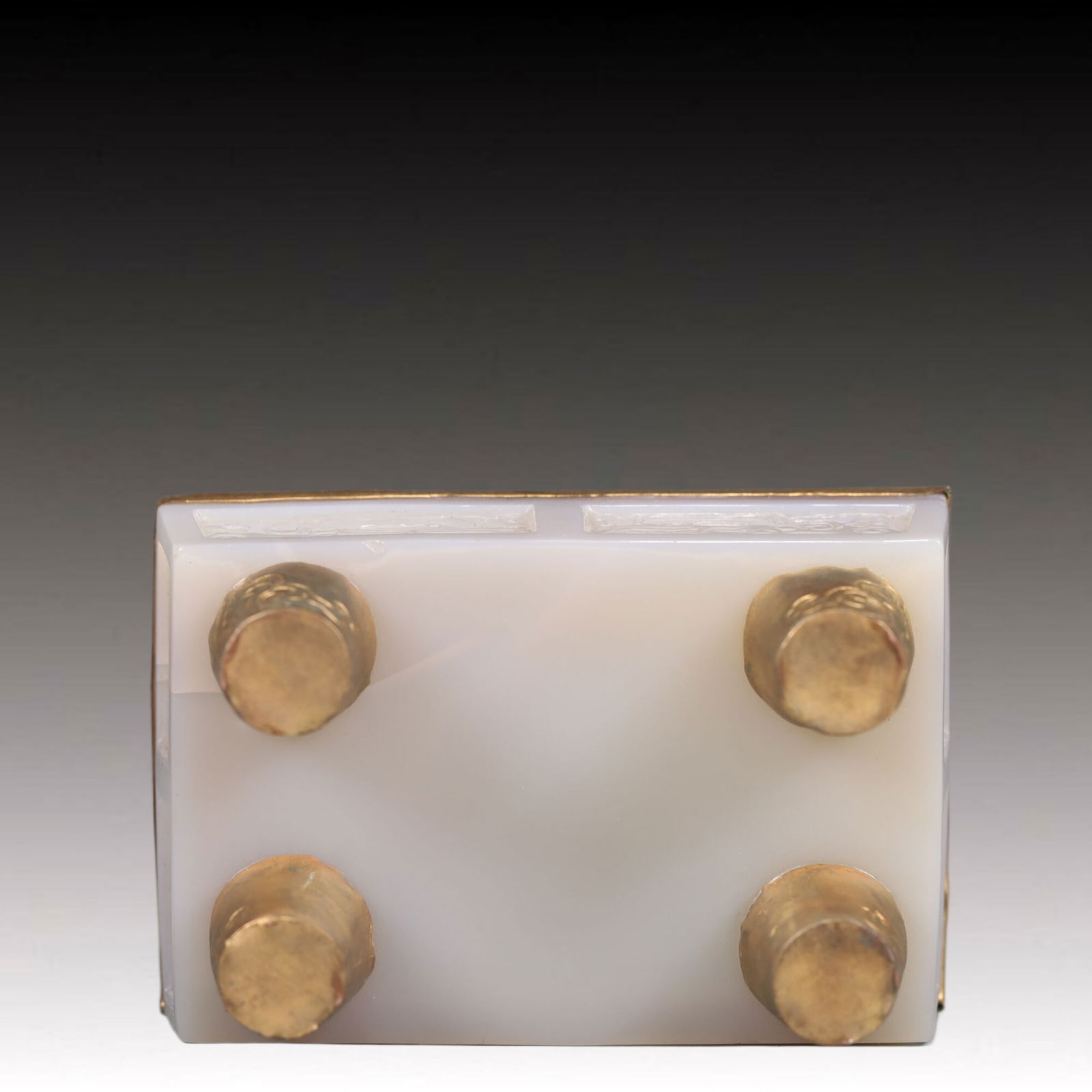 An Exquisite Agate Beast-Face Pattern Double-Ears Censer - 6