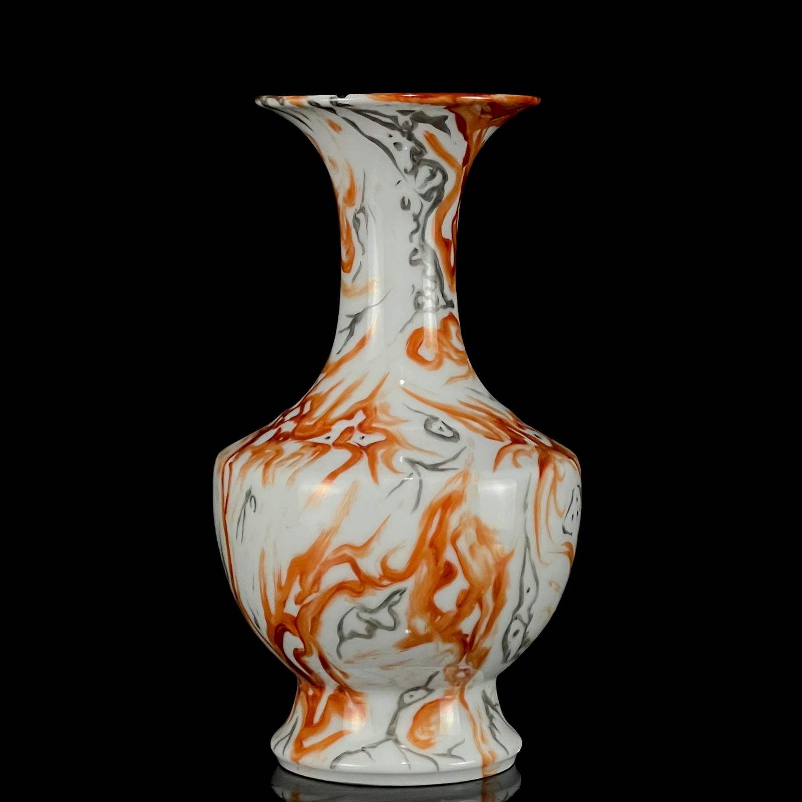 An Exquisite Marble Glazed Vase - 3