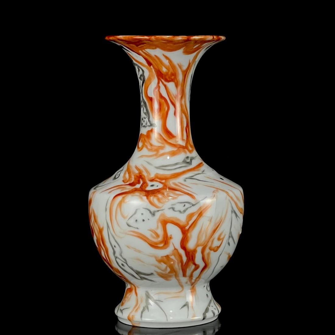 An Exquisite Marble Glazed Vase - 4