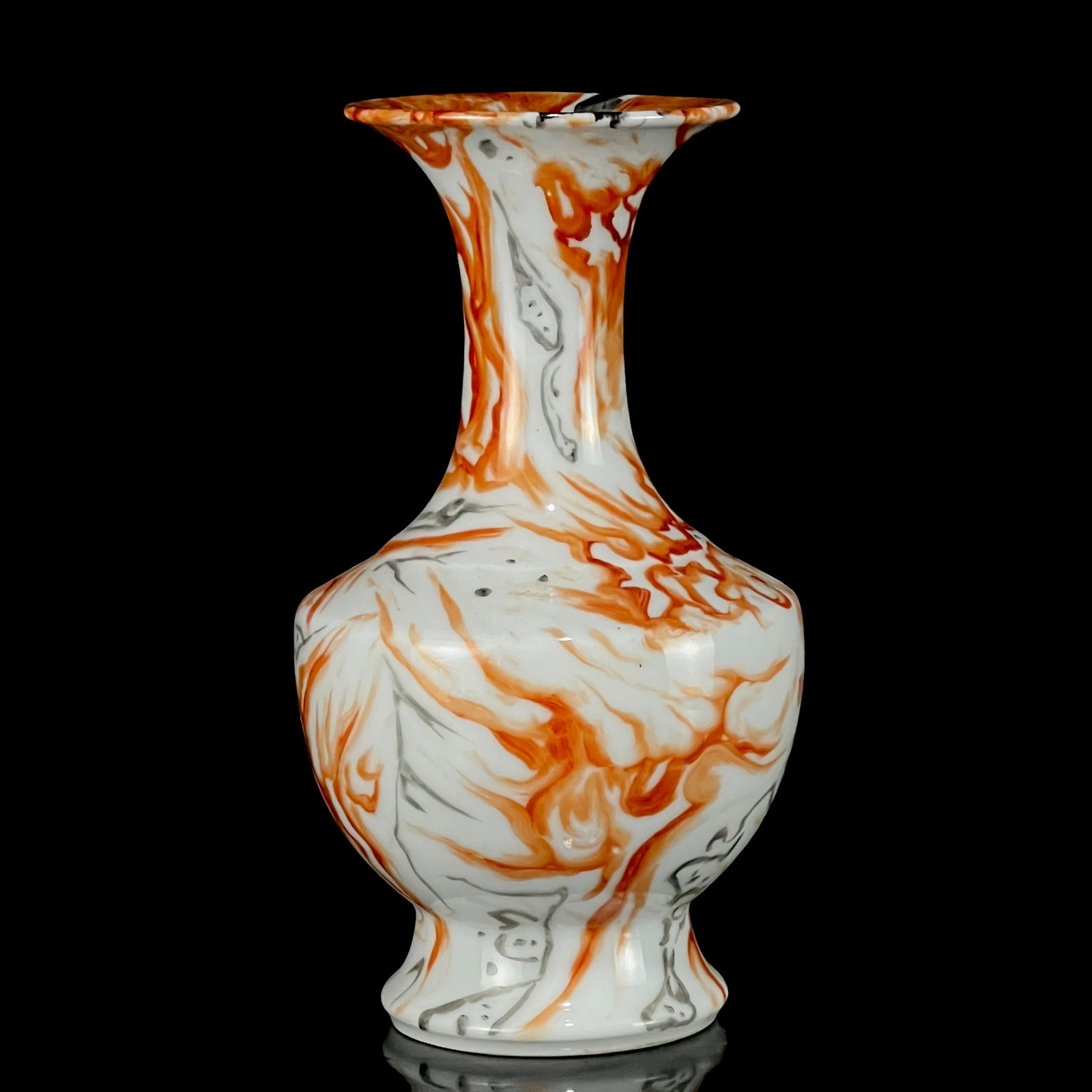 An Exquisite Marble Glazed Vase - 5