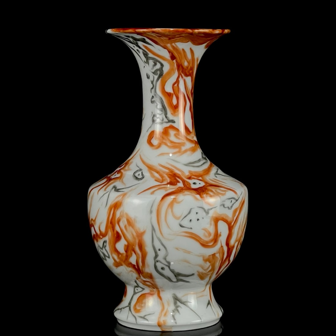 An Exquisite Marble Glazed Vase - 6