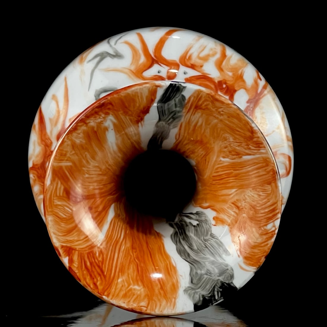 An Exquisite Marble Glazed Vase - 7