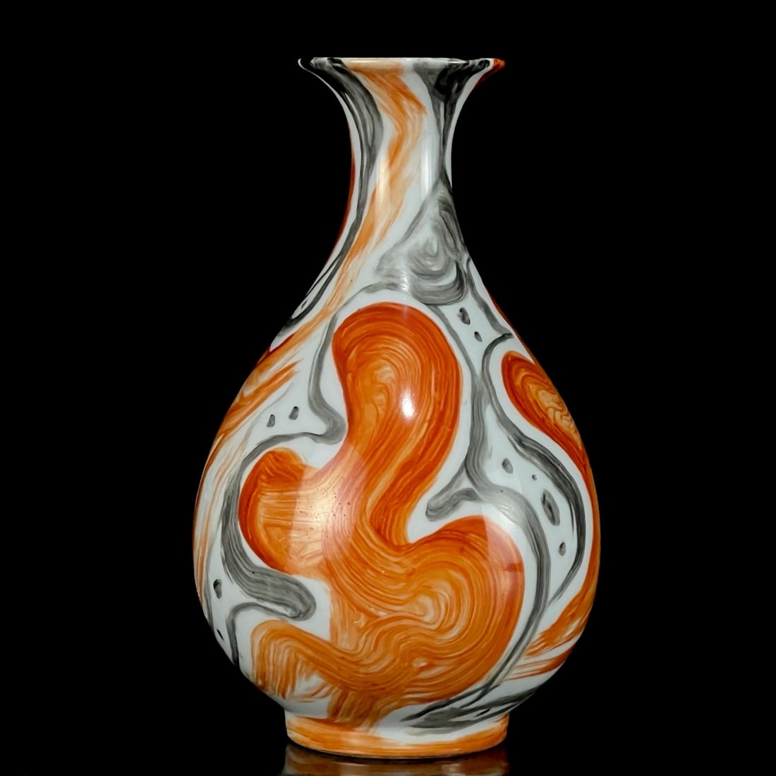 An Exquisite Marble Glazed Vase - 4