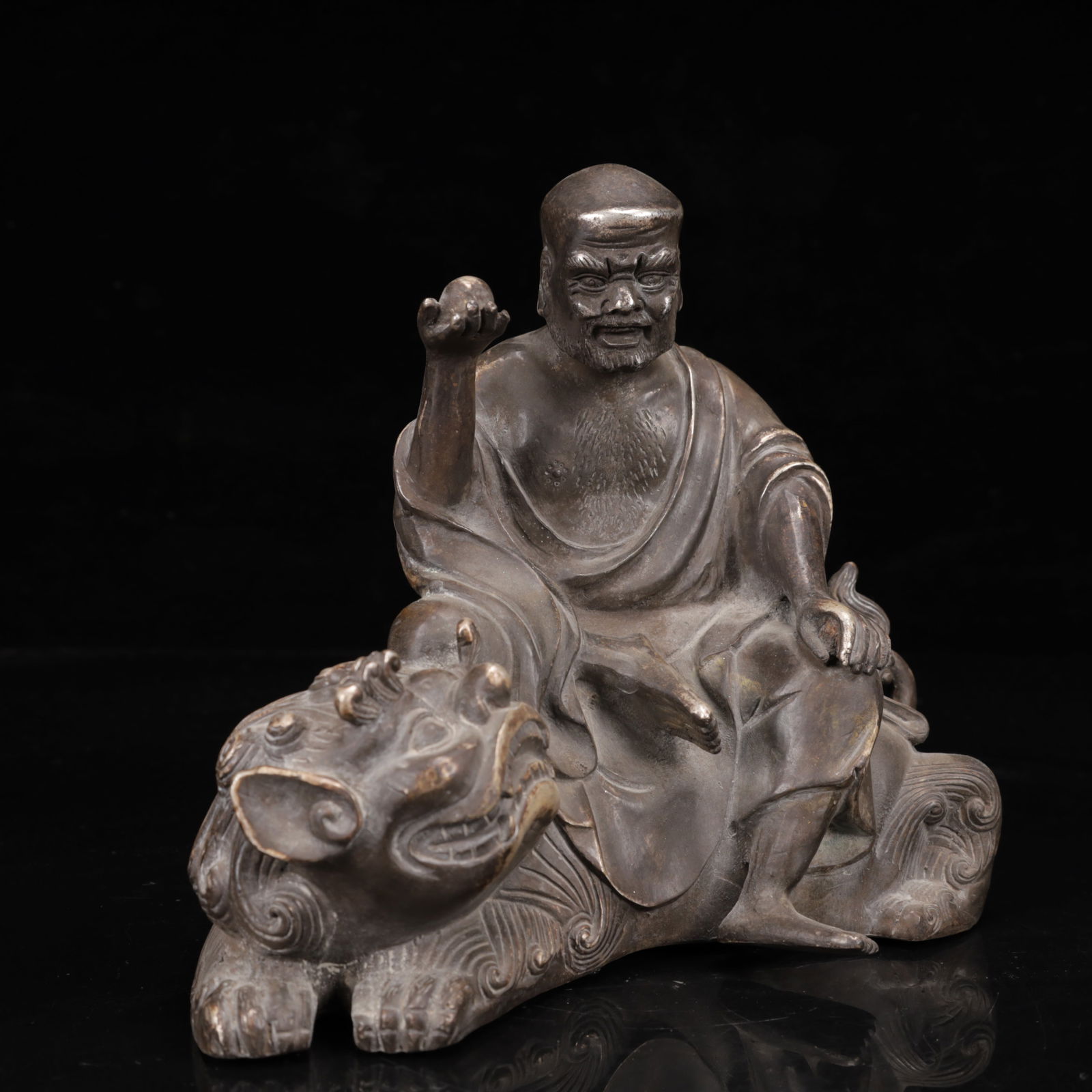 An Exquisite Silver Figure Ornament - 5