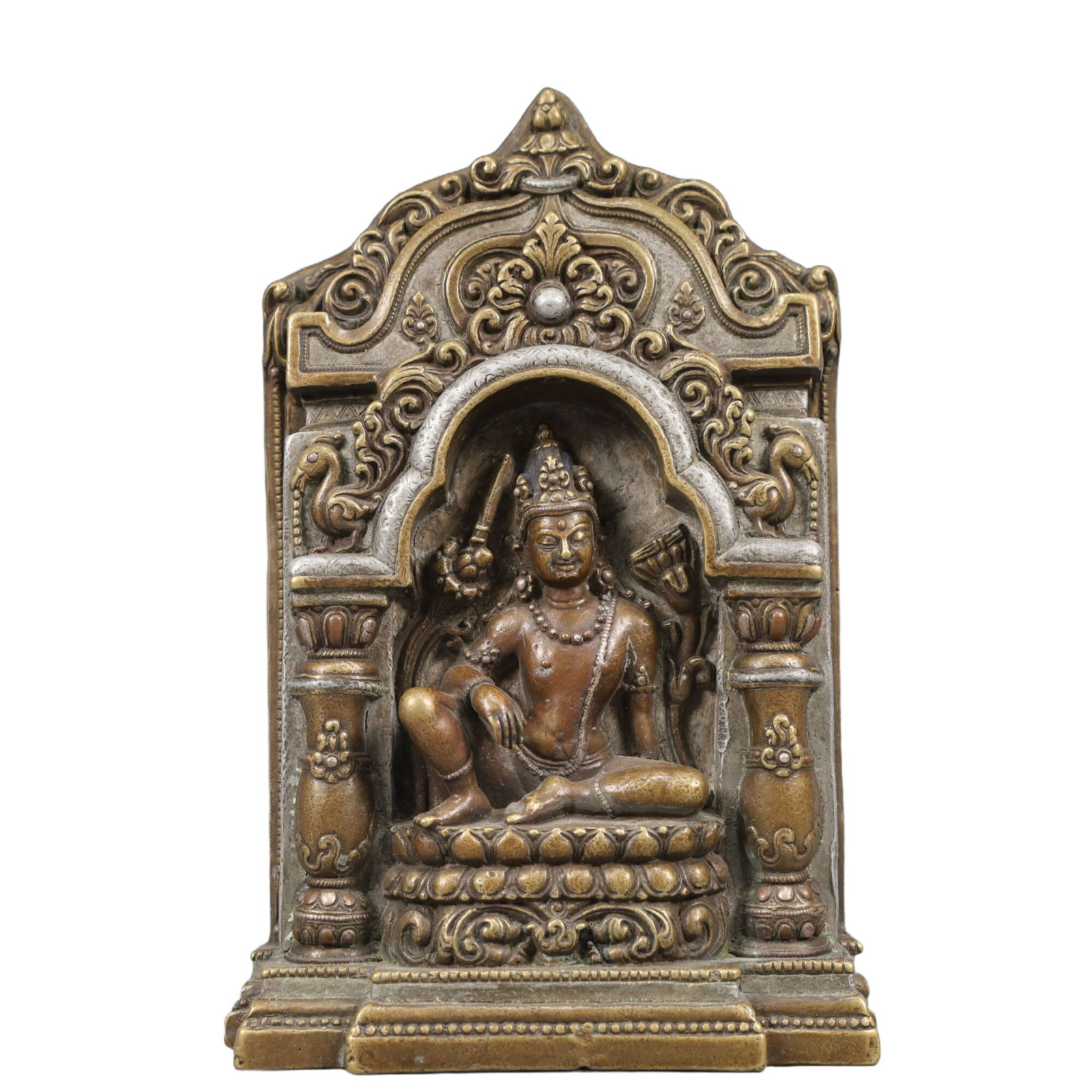 A Solemn Bronze Statue of Manjusri (1 of 9)