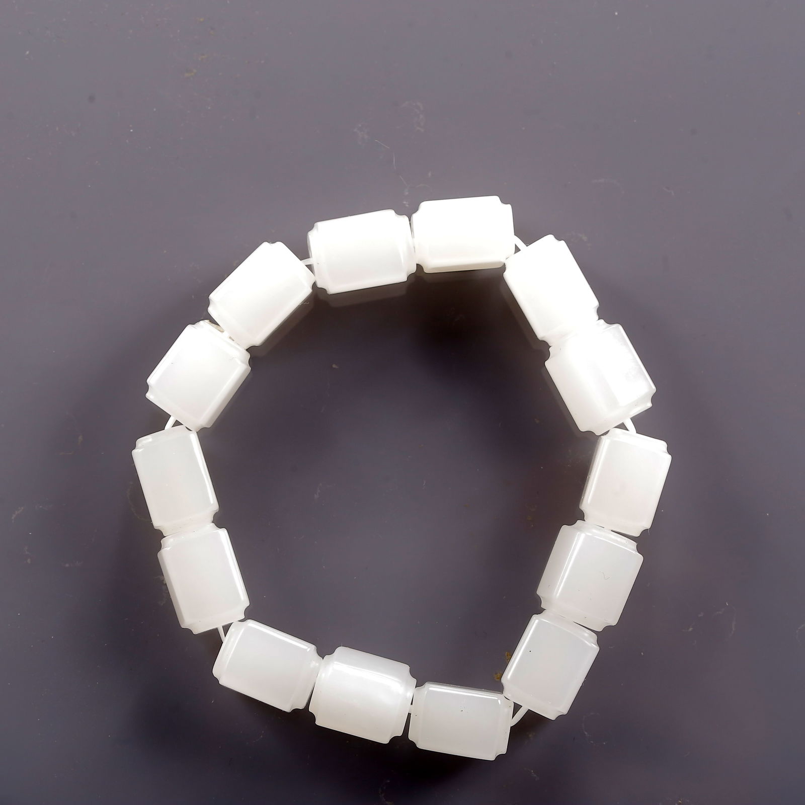 An Exquisite White Jade Bracelets (1 of 1)