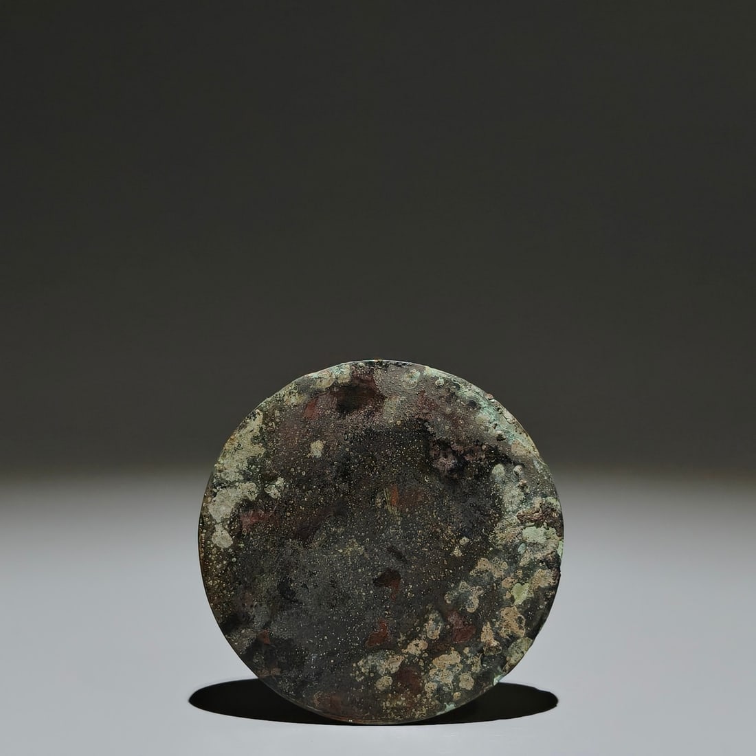 An Archaic Bronze Bird Pattern Round Mirror - 7