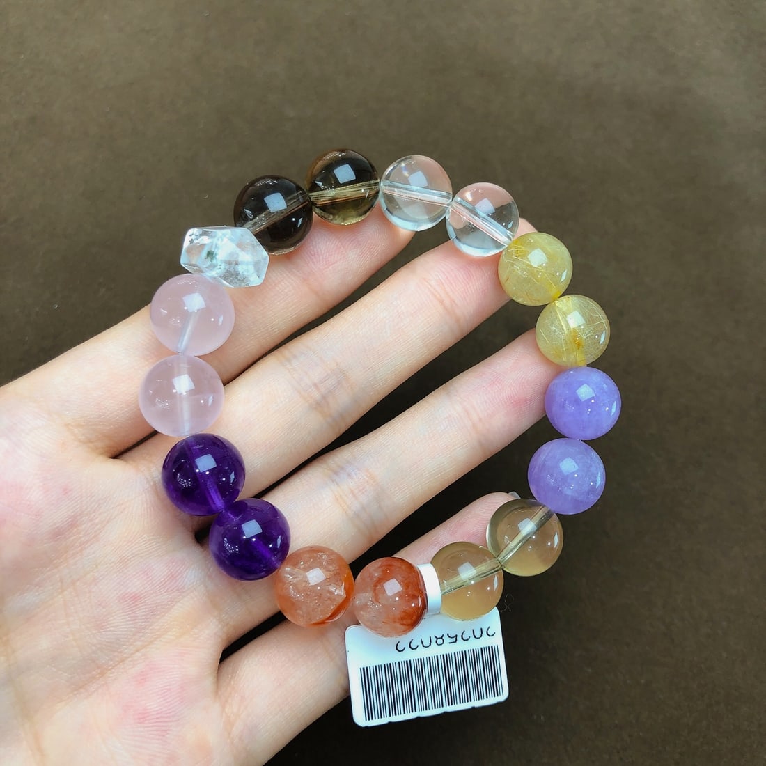 An Exquisite Crystal Bracelets: An Exquisite Crystal Bracelets,Size:12mm, Weight:39.6g 水晶手串
