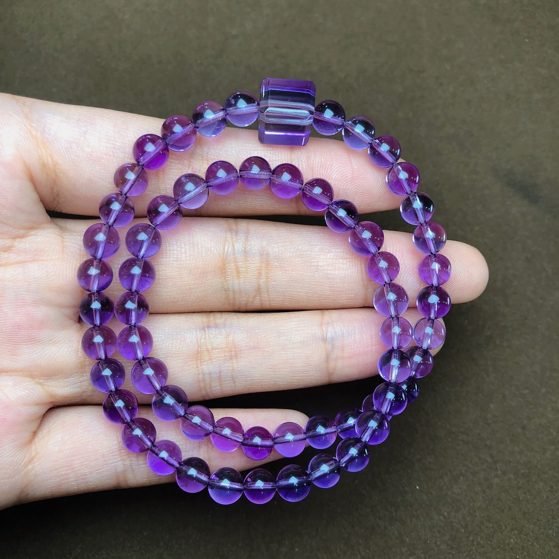 An Exquisite Crystal Bracelets: An Exquisite Crystal Bracelets,Size:6.3mm,10mm,Weight:21.5g 水晶手串