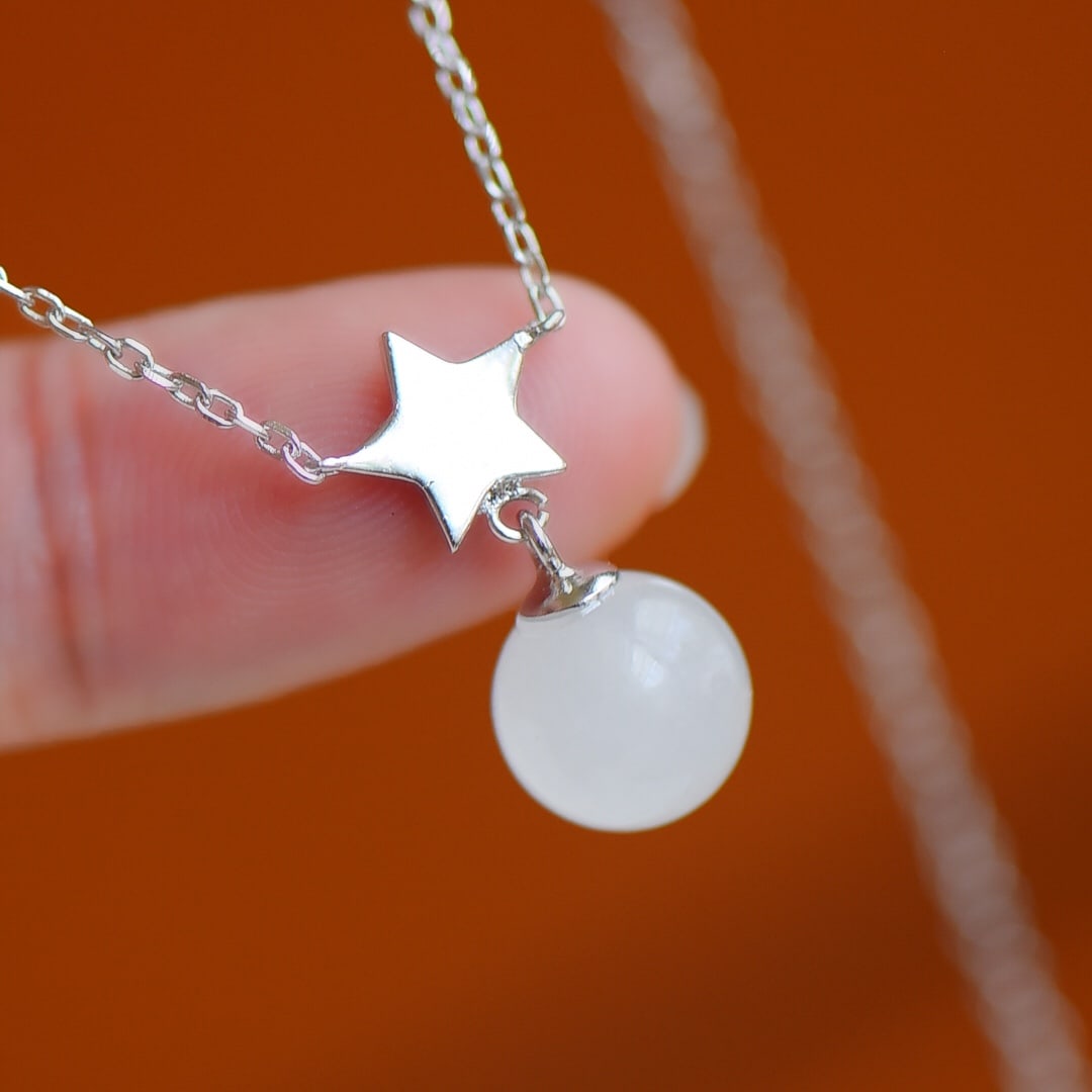 An Exquisite Sterling Silver Inlaid White Jade Pendant: An Exquisite Sterling Silver Inlaid White Jade Pendant,Size:10mmx10mm 纯银镶白玉吊坠