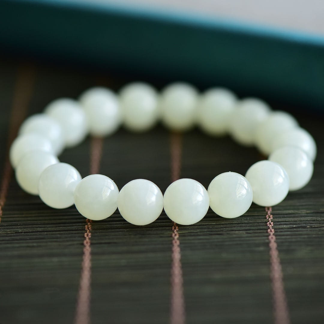 An Exquisite White Jade Bracelets - 3