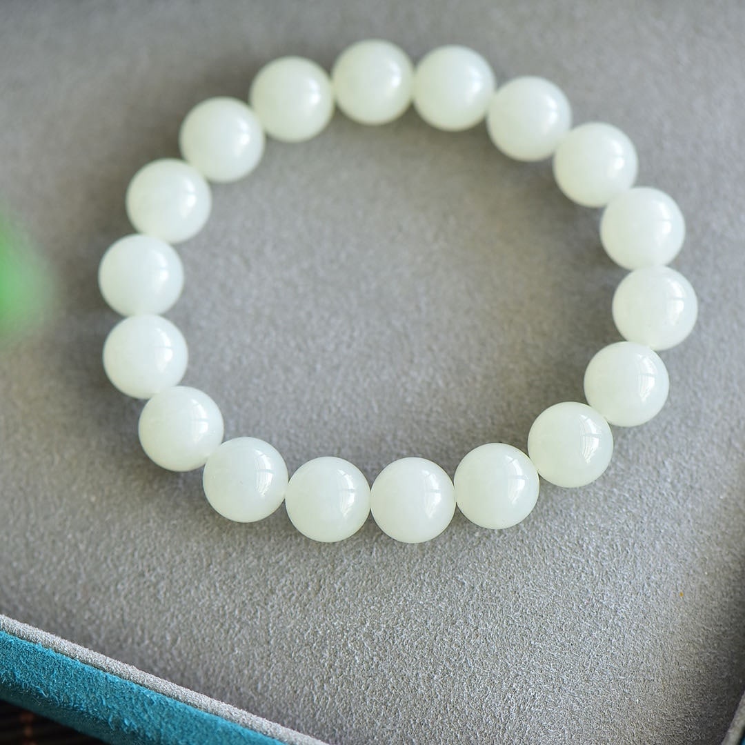 An Exquisite White Jade Bracelets - 4