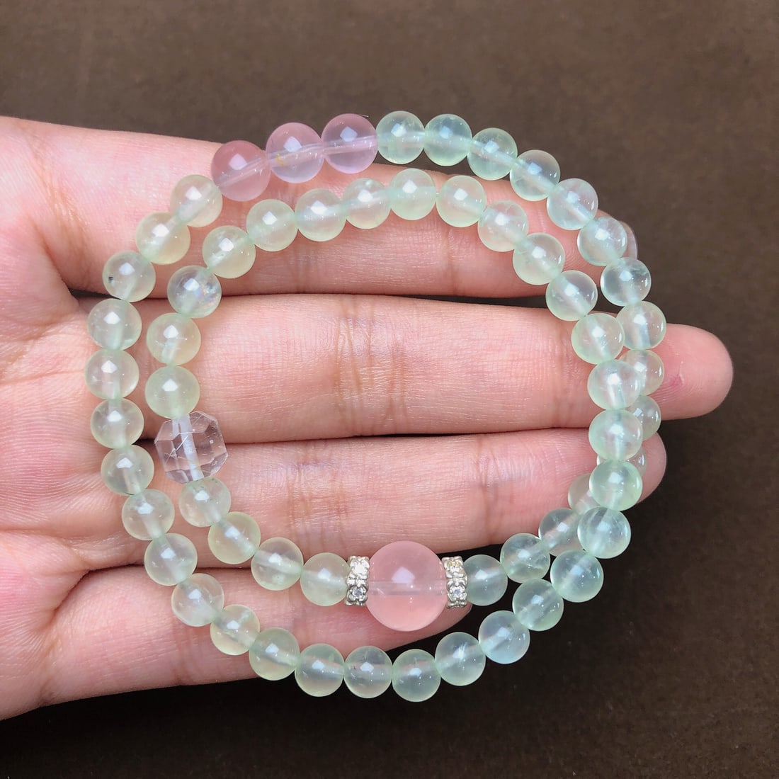 An Exquisite Crystal Bracelets: An Exquisite Crystal Bracelets,Size:6mm,10.4mm, Weight:22.2g 水晶手串