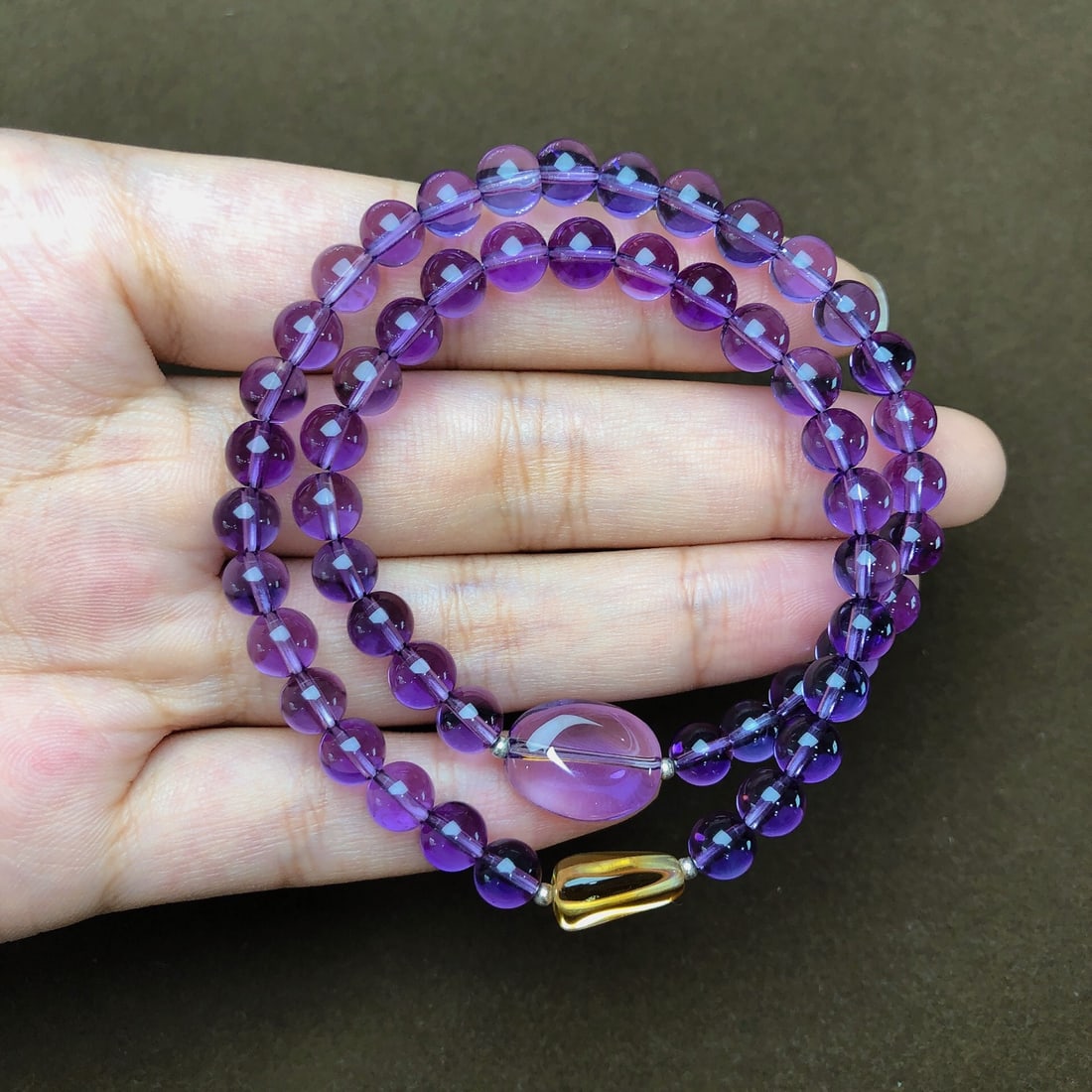 An Exquisite Crystal Bracelets: An Exquisite Crystal Bracelets,Size:6.2mm, Weight:22g 水晶手串