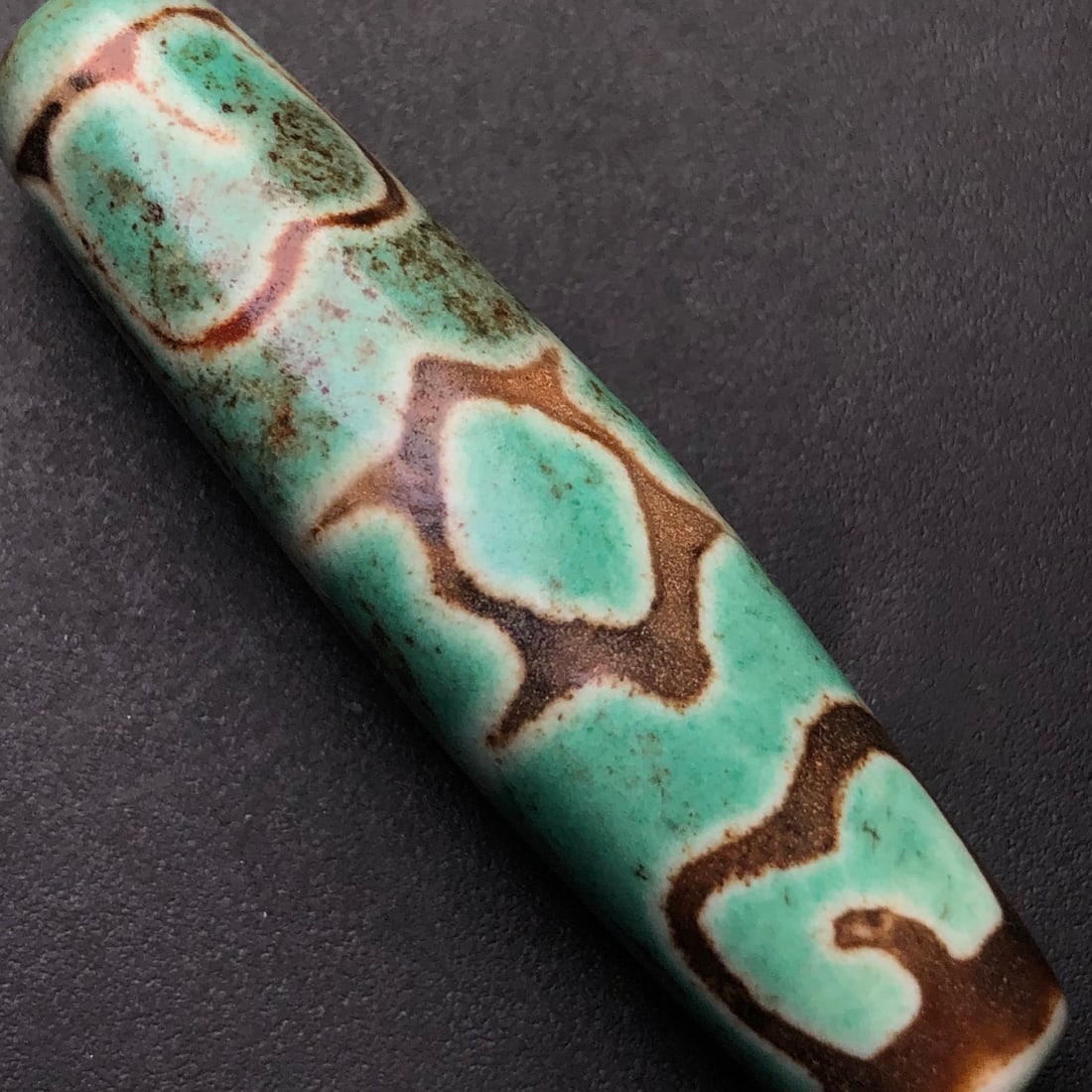 An Exquisite Dzi Bead Pendant - 8