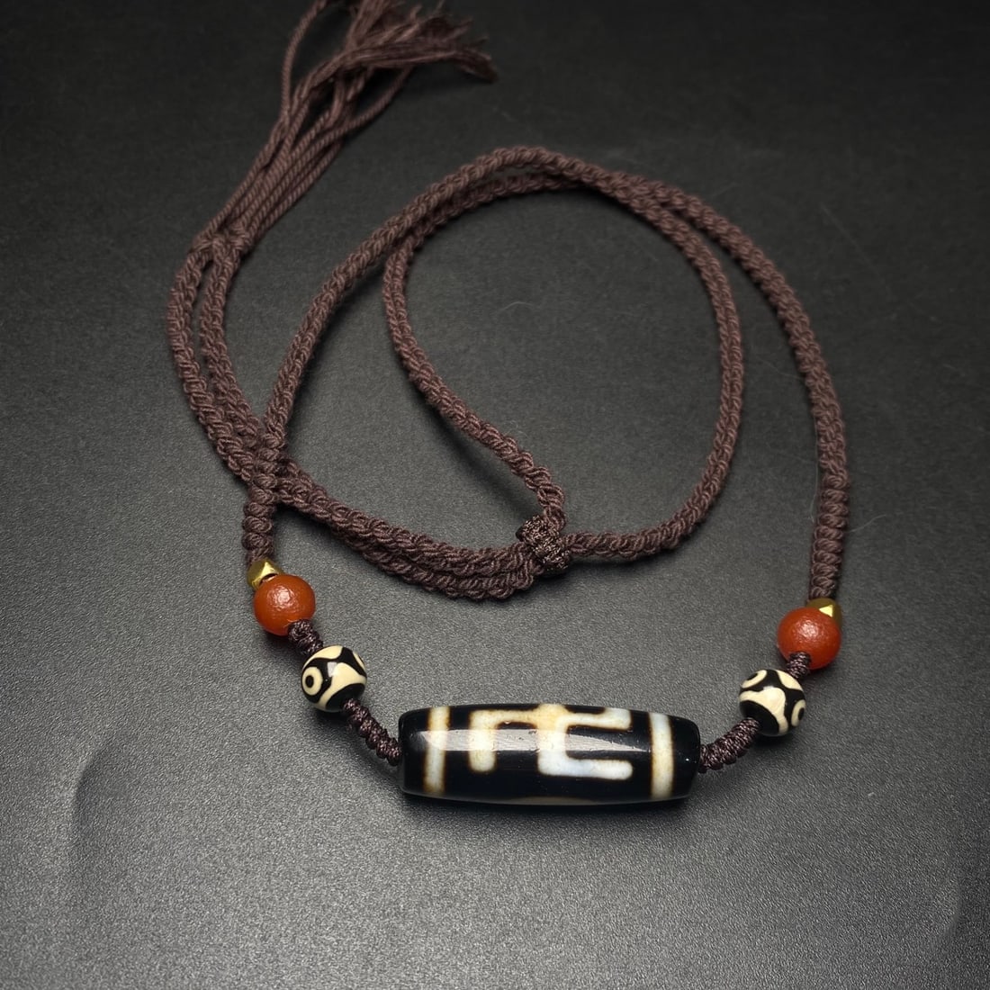 An Exquisite Dzi Bead Necklace - 4