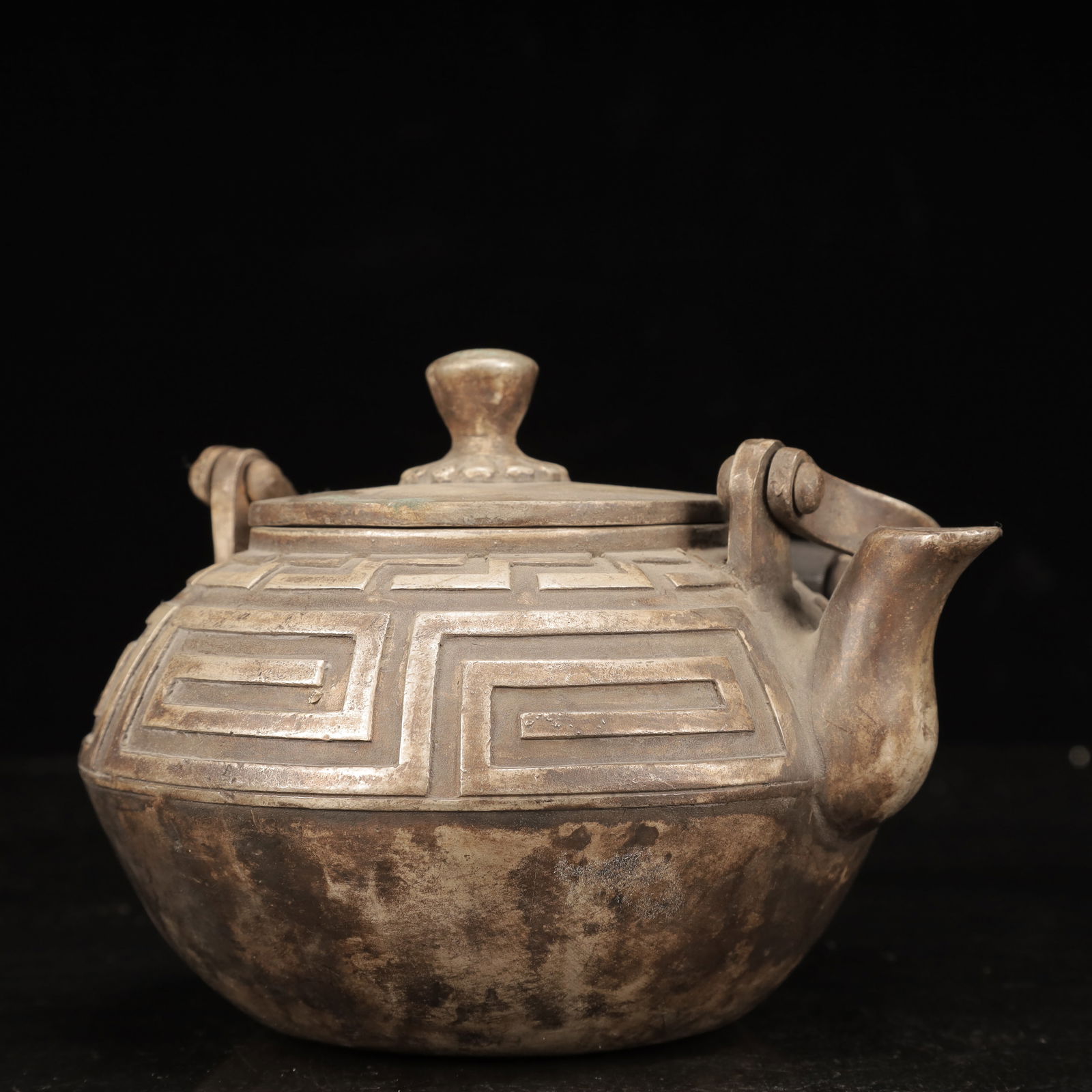 An Exquisite Silver-plated Copper Ewer - 5