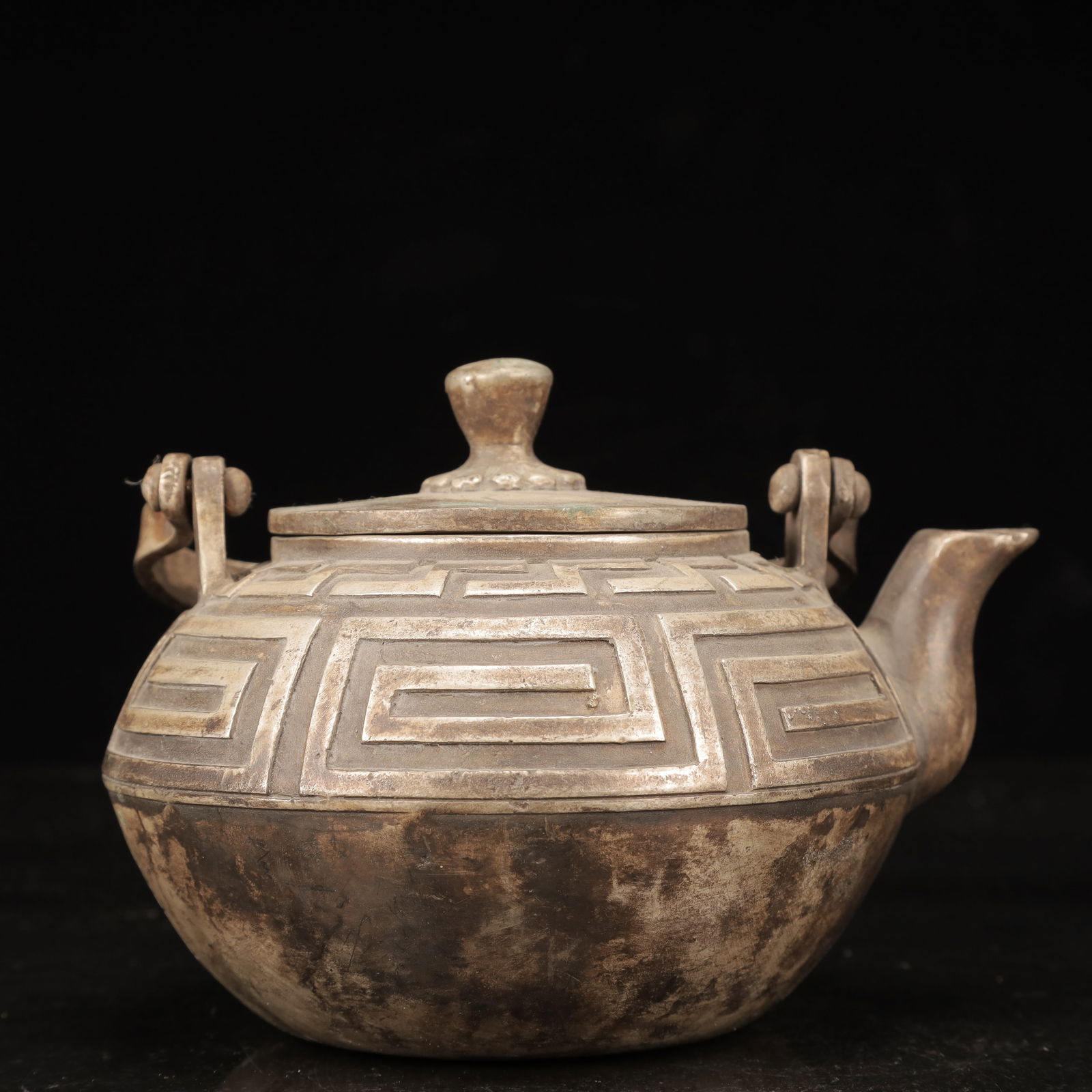 An Exquisite Silver-plated Copper Ewer - 6